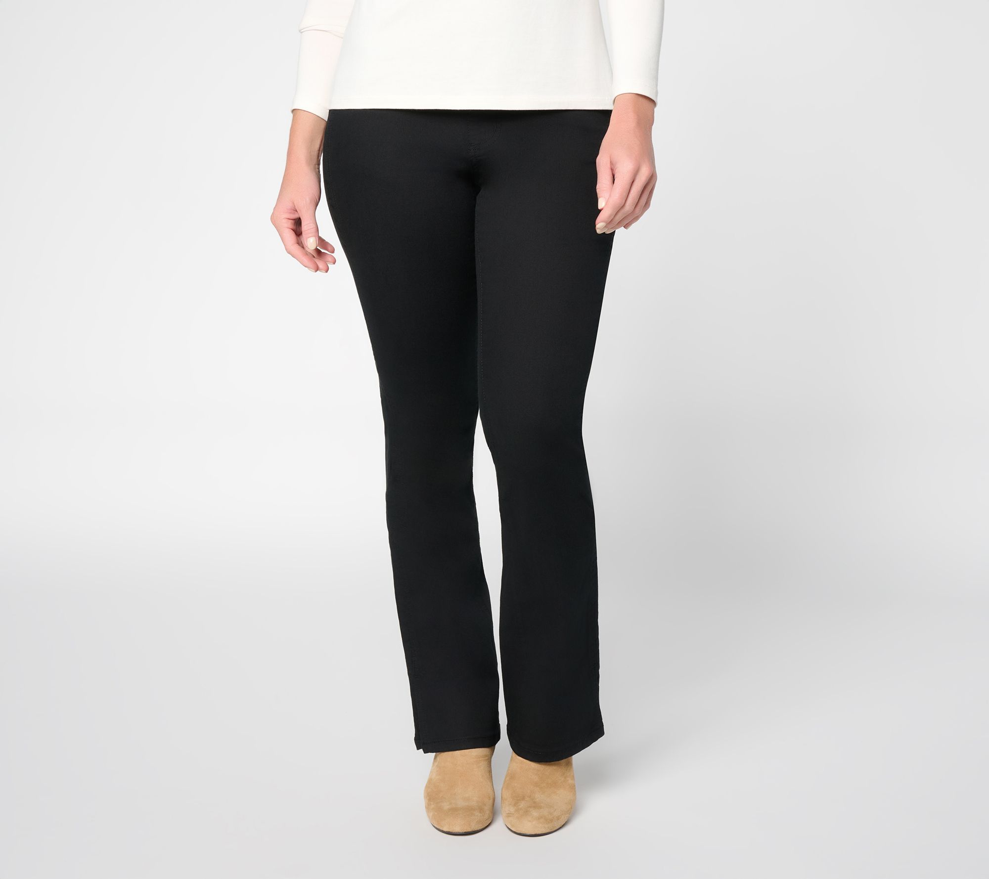  Belle by Kim Gravel Regular TripleLuxe Twill Boot-Cut Jeans