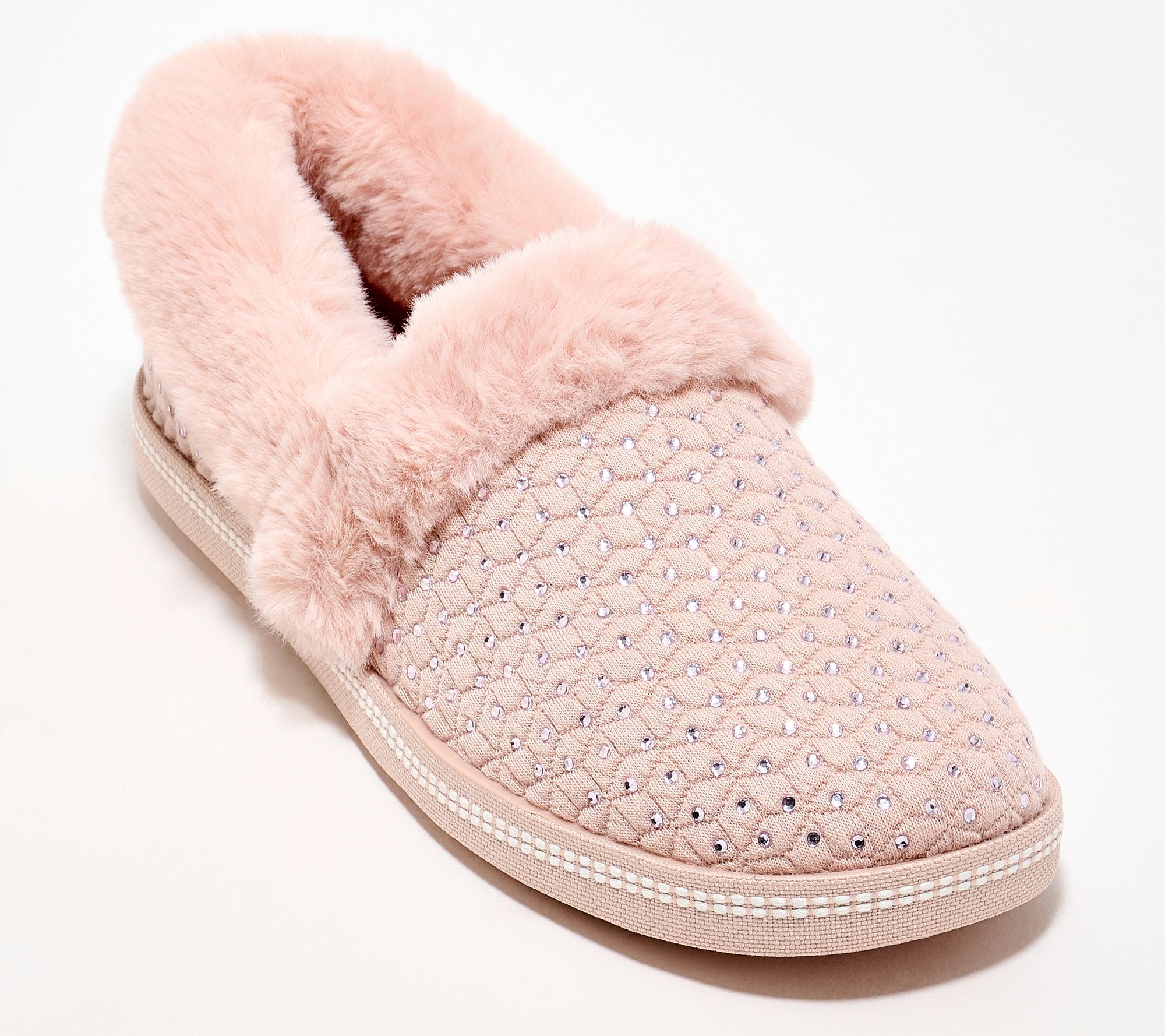 "As Is" Skechers Cozy Campfire Vegan Rhinestone Slippers