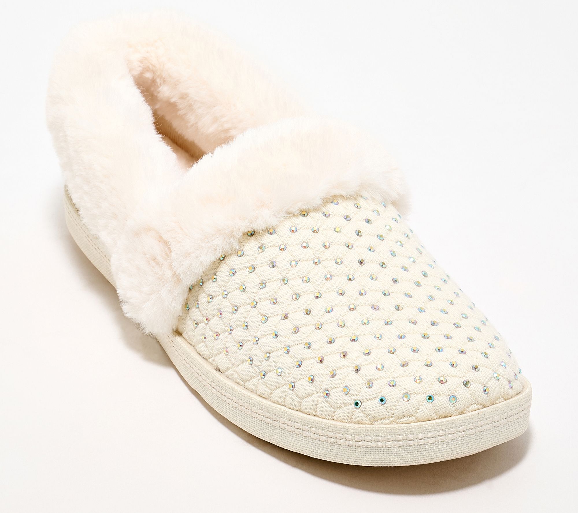 "As Is" Skechers Cozy Campfire Vegan Rhinestone Slippers