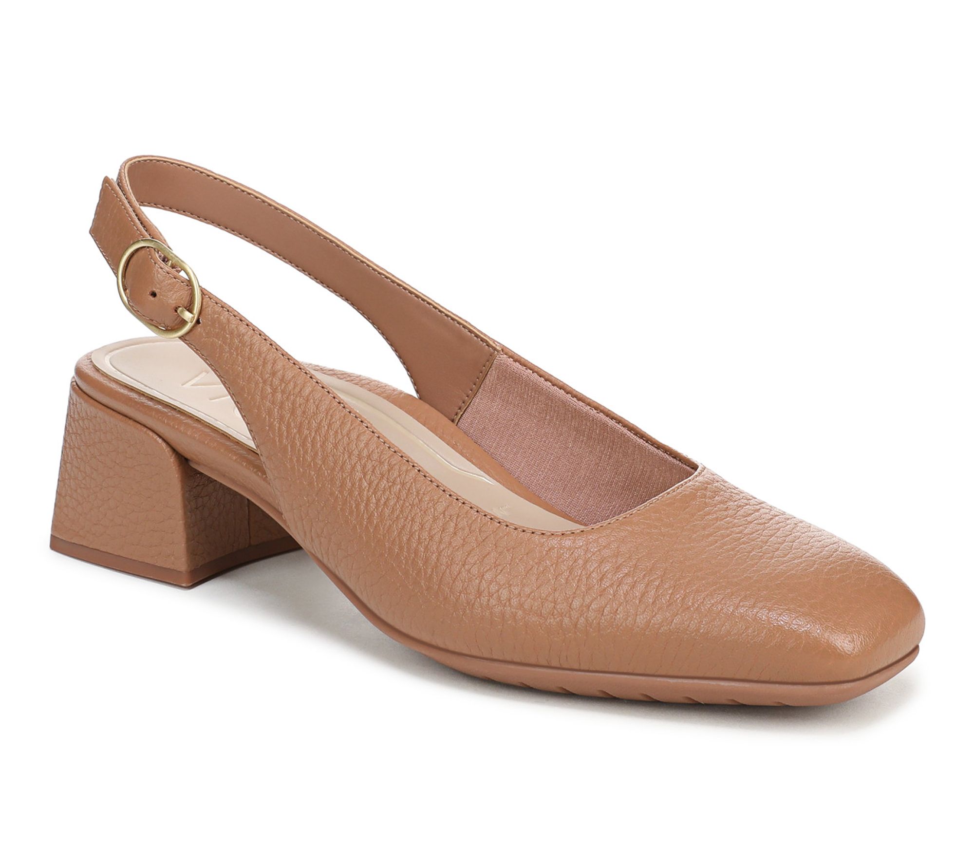 Vionic Slingback Leather Pumps- Reyes