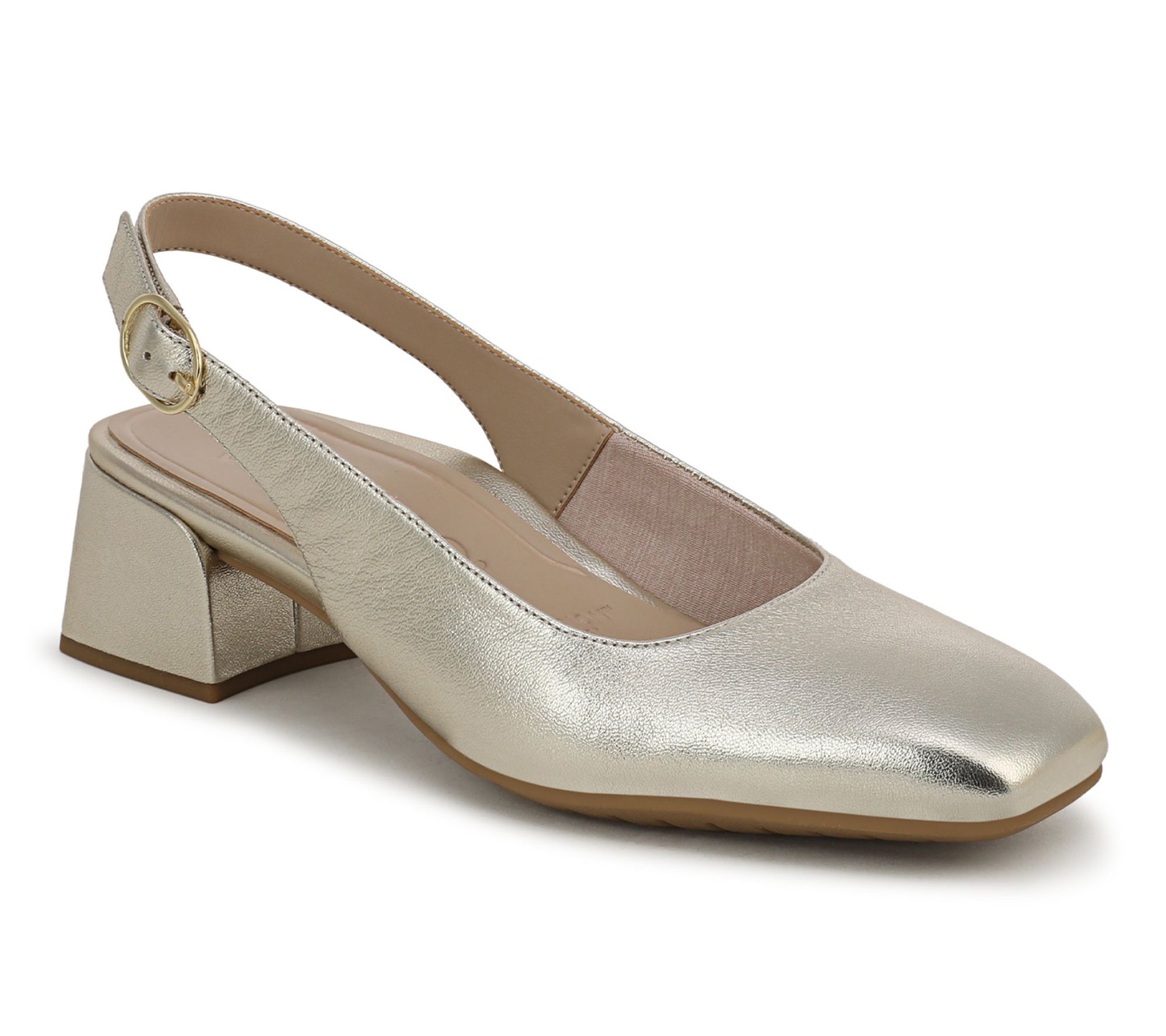 Vionic Slingback Leather Pumps- Reyes
