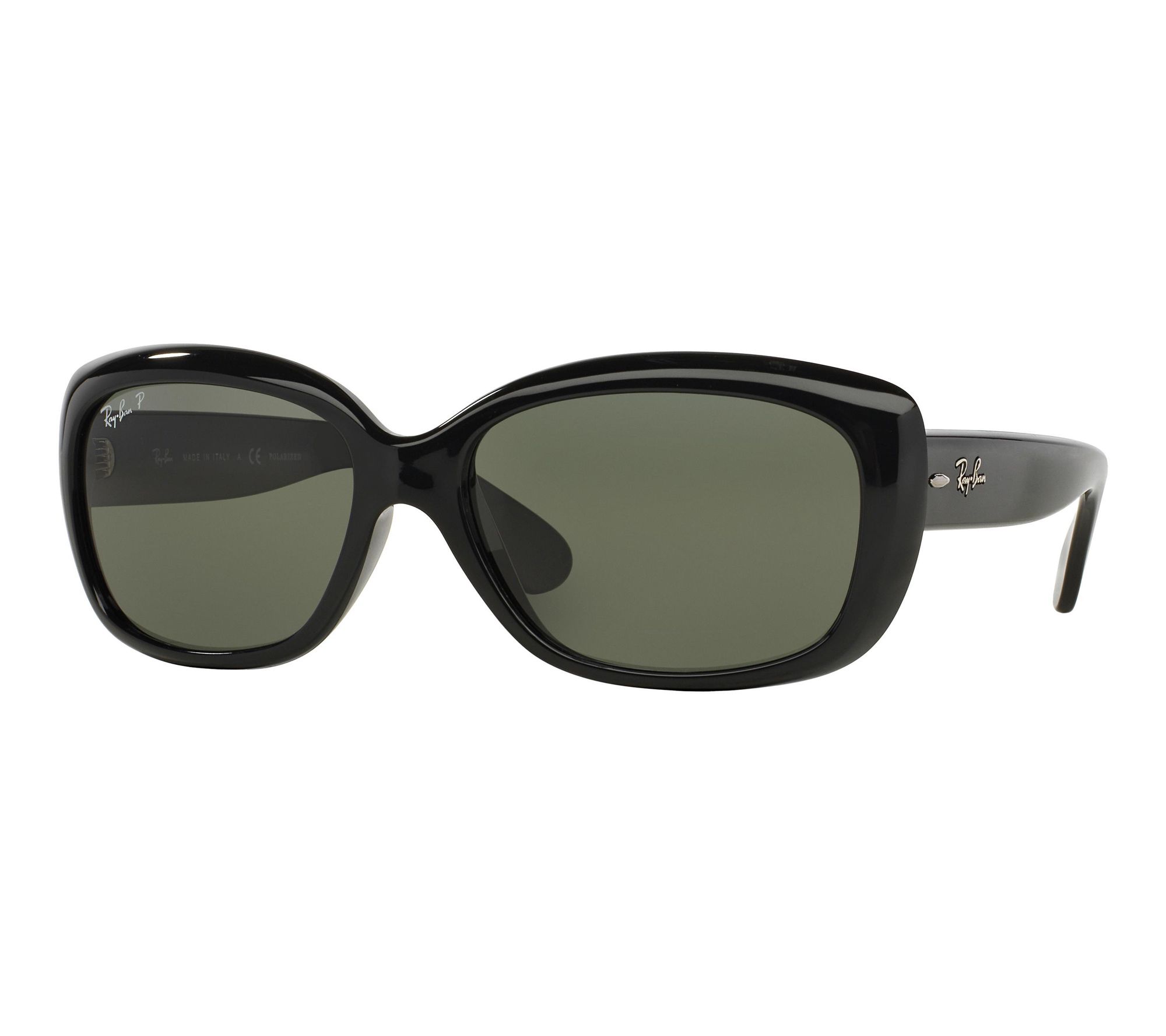 Ray-Ban Jackie Ohh Sunglasses- Polished Black-58mm