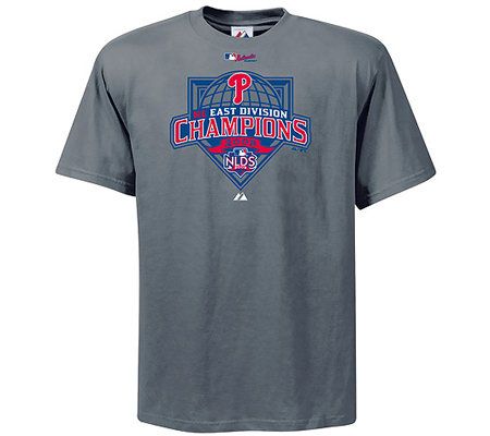 MLB Phillies Youth 09 NL East Division Champions T-Shirt 