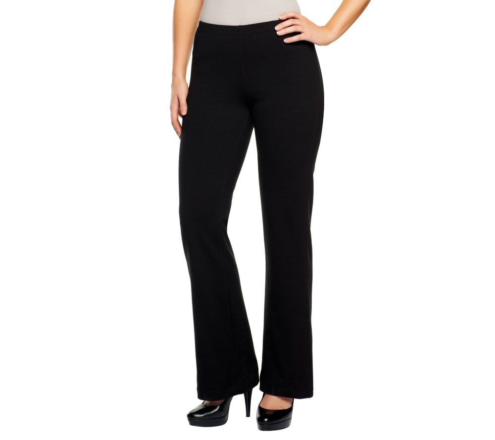 As Is Women with Control Petite Stretch Boot Cut Leggings 