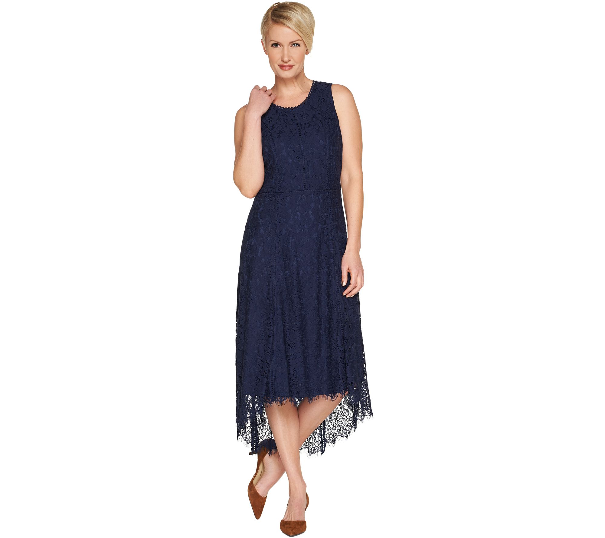 qvc isaac mizrahi lace dress