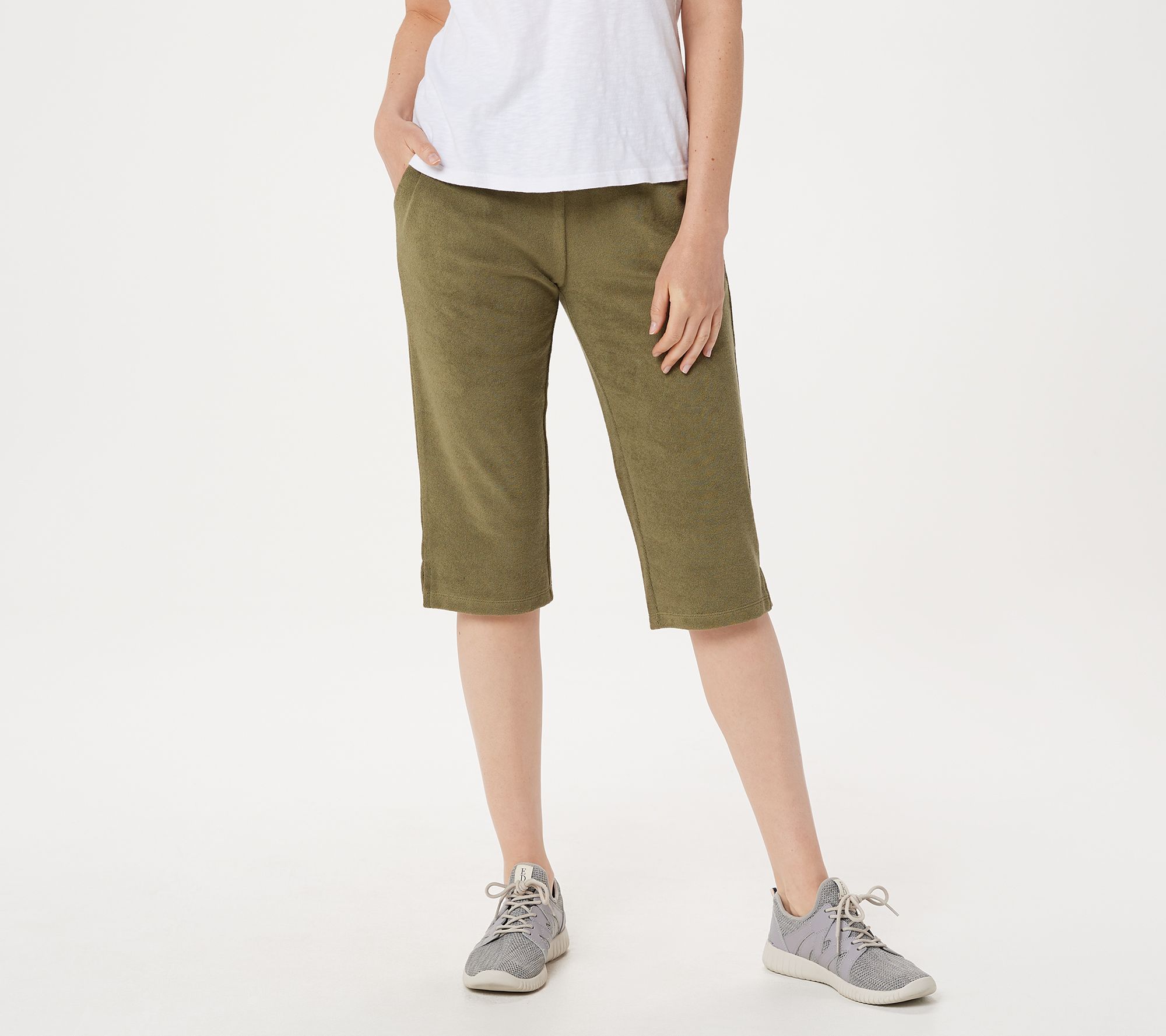 qvc denim and co pedal pushers