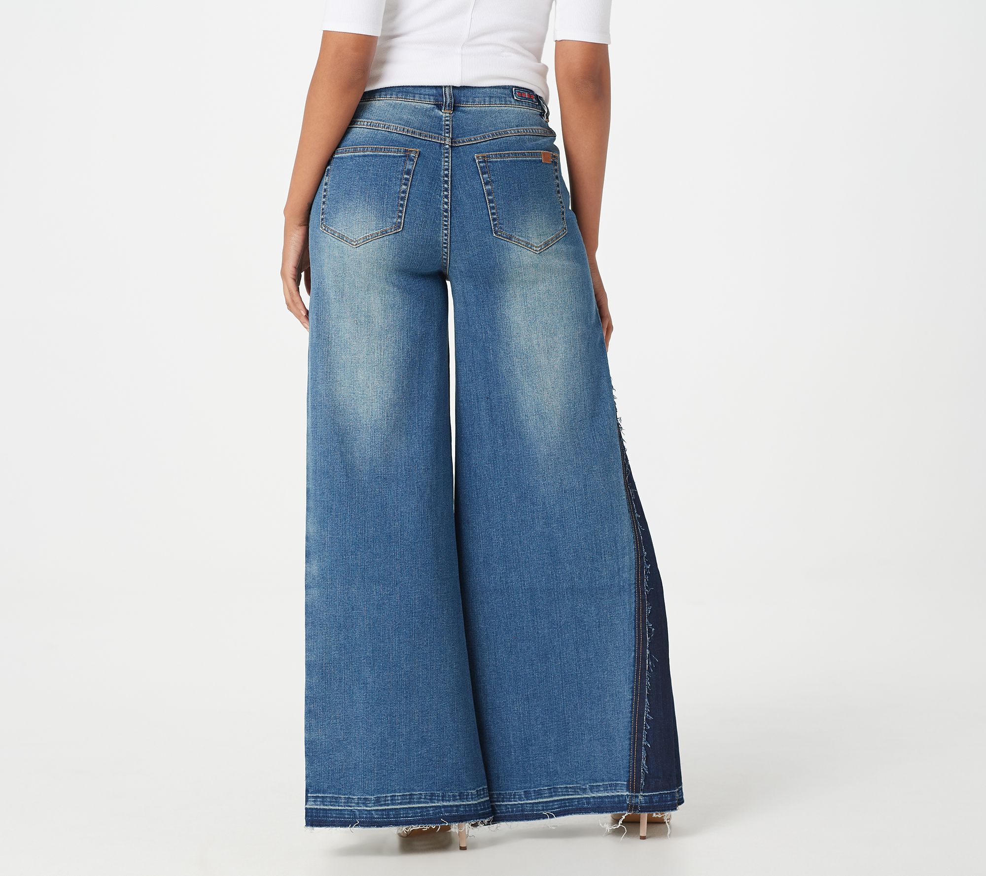 petite wide leg jeans