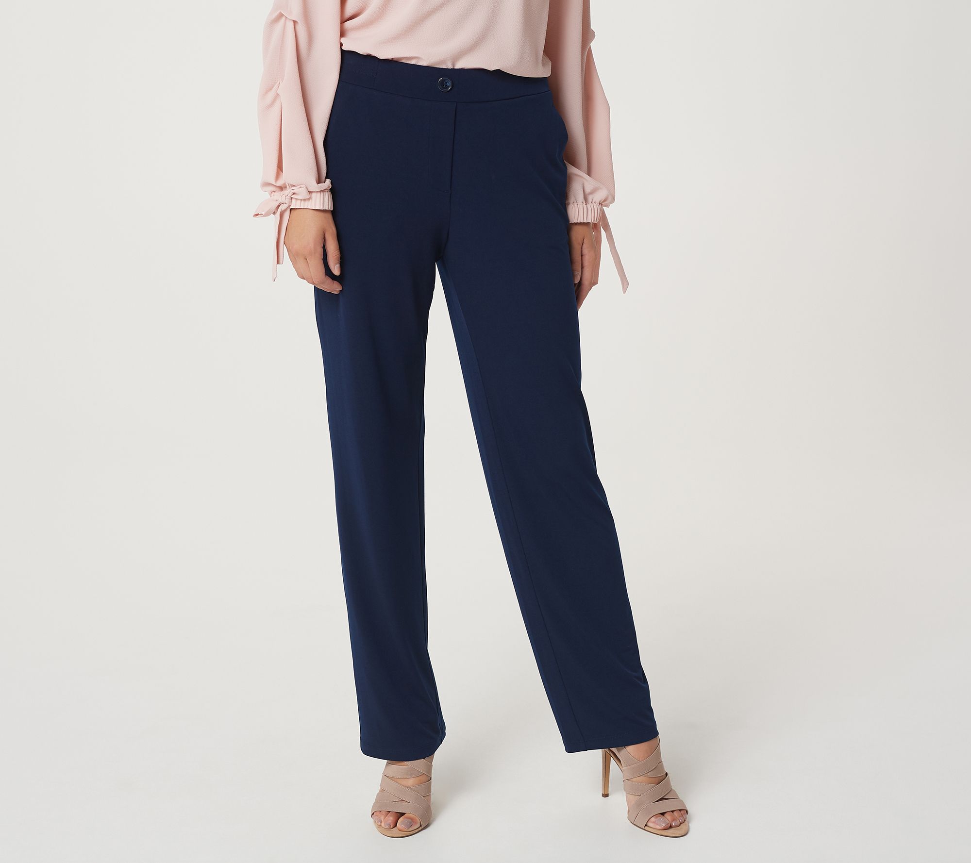 Susan Graver Petite Liquid Knit Pull-On Pants