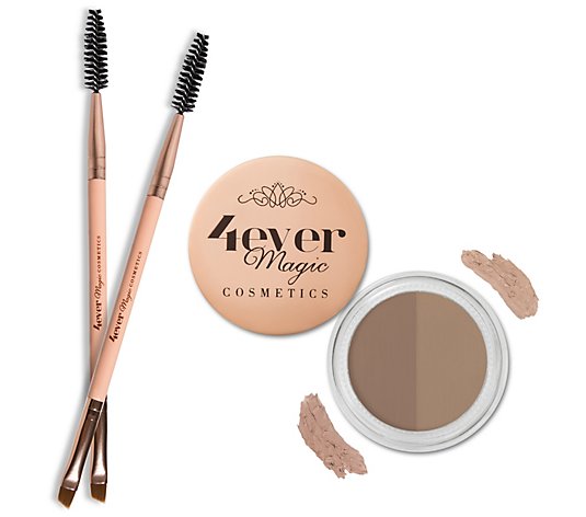 4Ever Magic Cosmetics Eyebrow Gel & Dual Ended Brushes