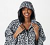 Centigrade Water Repellent Printed Zip-Front Poncho, 3 of 5