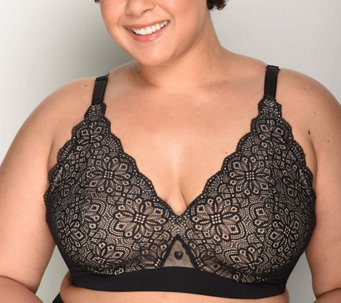 The GemBra Lace Unlined Bra with Gemstone - A399593