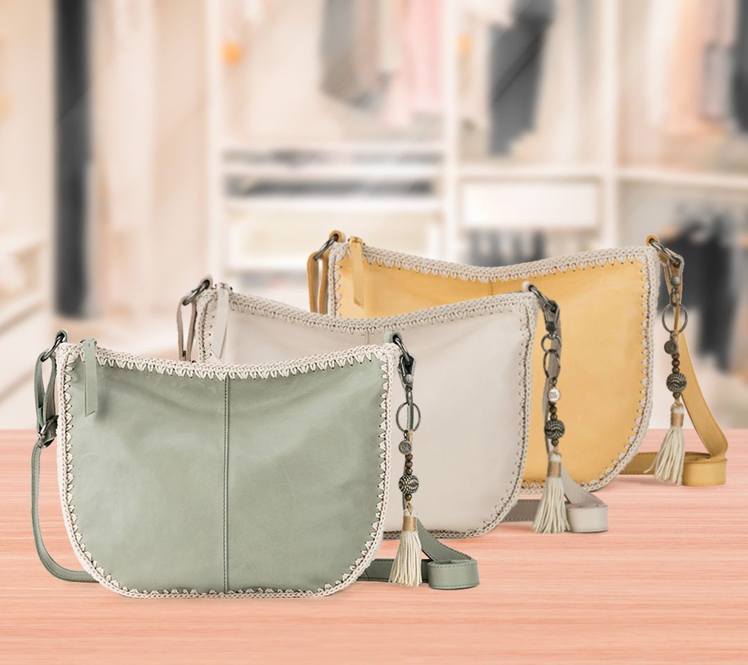 The Sak Leather Crescent Crossbody Ryder