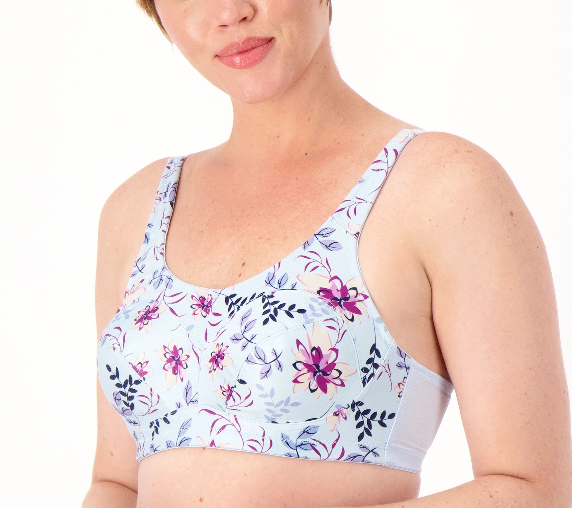 Breezies Complete Coverage Underwire Support Bra on QVC 