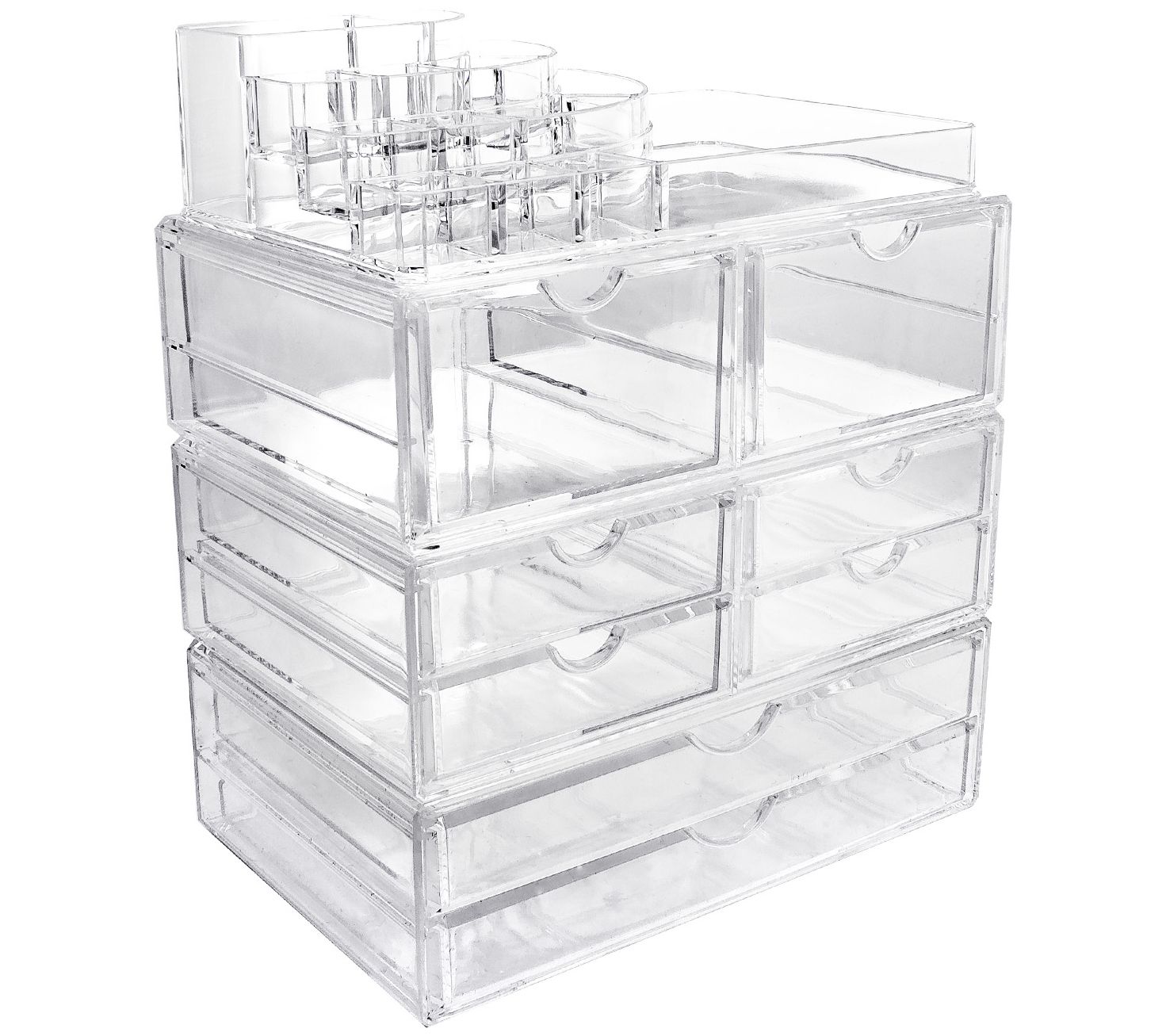 Sorbus X-Large Makeup and Jewelry Storage Display Case - QVC.com