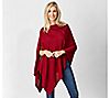 Tickled Pink Solid Cotton Poncho, 1 of 6