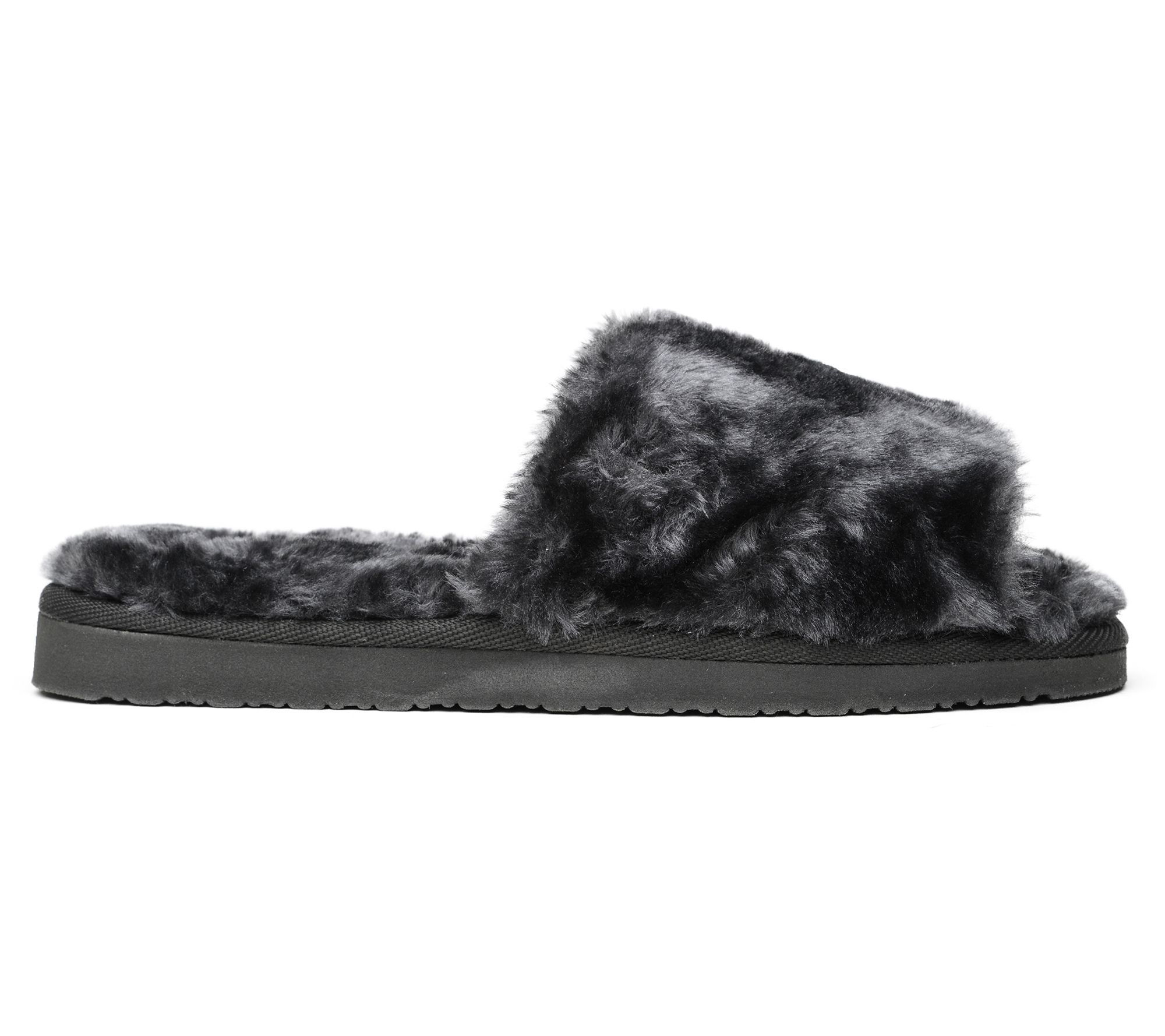 Minnetonka Women's Lolo Faux Fur Slide Slipper