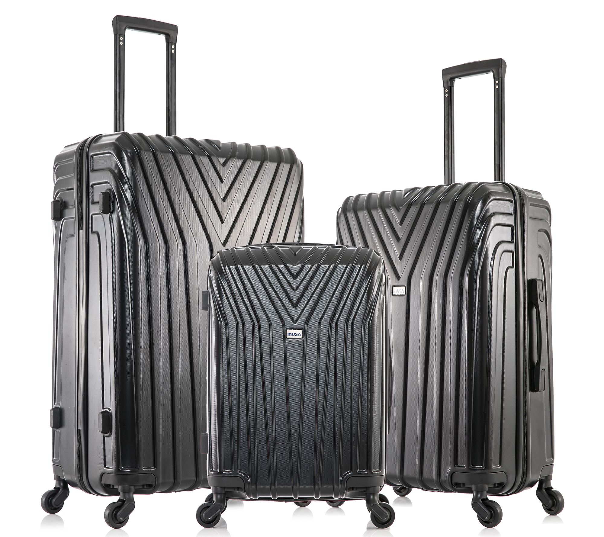 InUsa Vasty Lightweight Hardside Spinner 3-PC Luggage Set