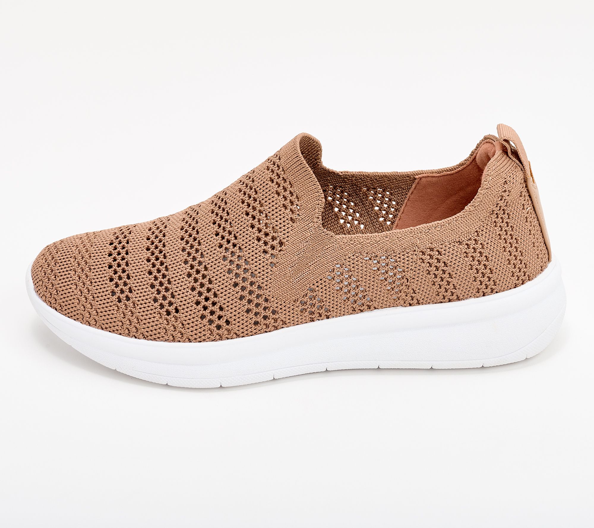 Clarks Cloudsteppers Perforated Knit Slip-Ons - Ezera Path
