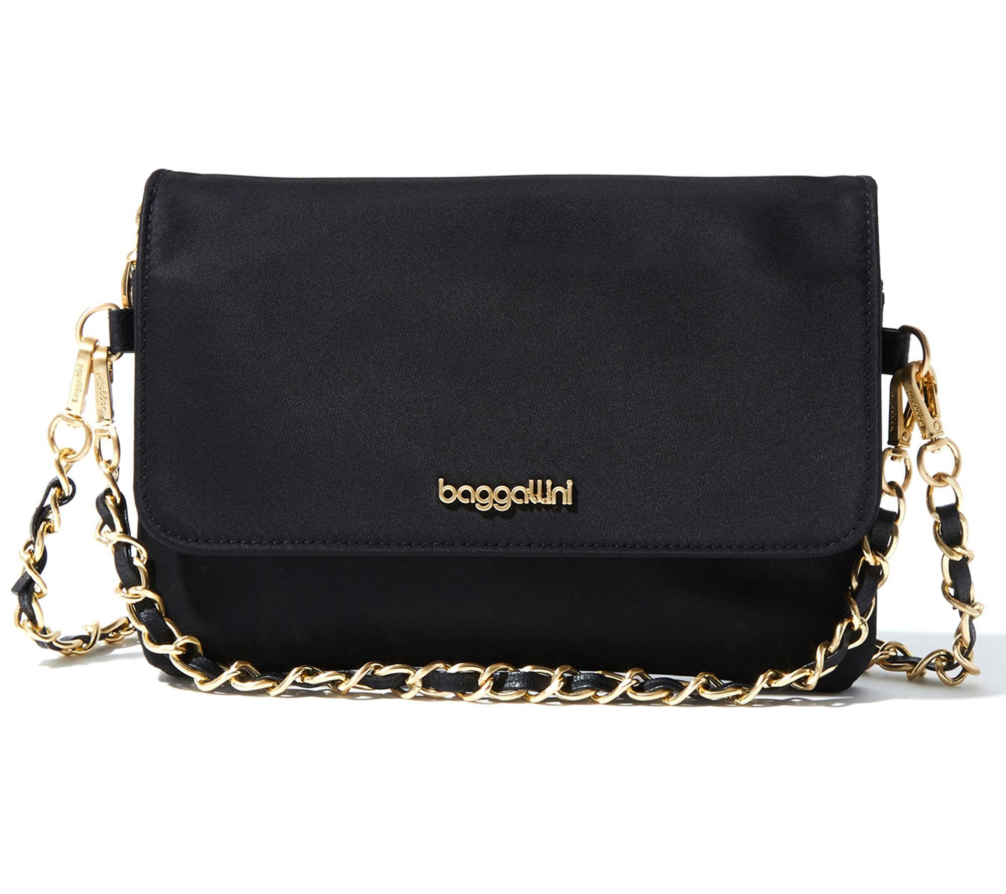 Baggallini Flap Crossbody with Chain