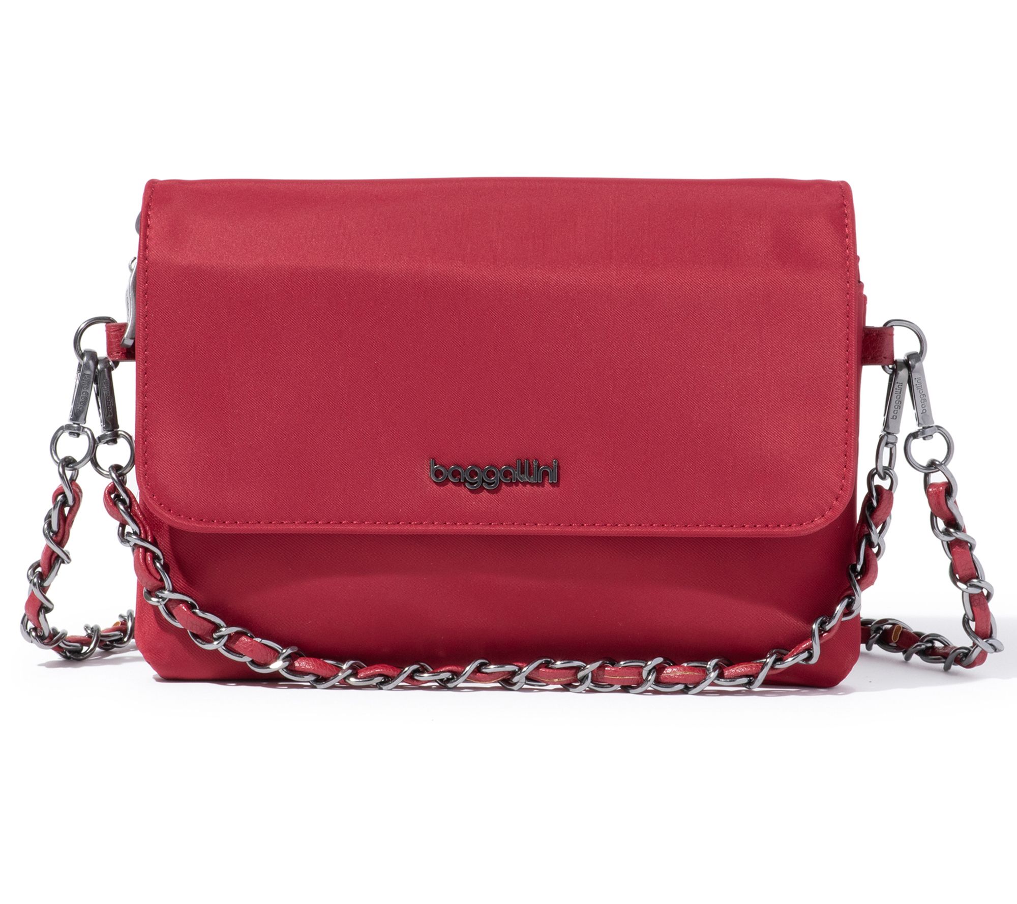 Baggallini Flap Crossbody with Chain