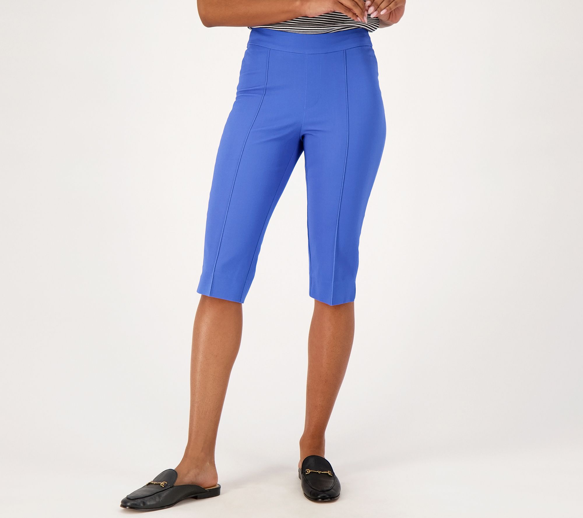 Isaac Mizrahi Live! Regular 24/7 Stretch Pedal Pusher Pants