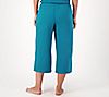 Cuddl Duds Crinkle Jersey Cropped Pants, 1 of 4