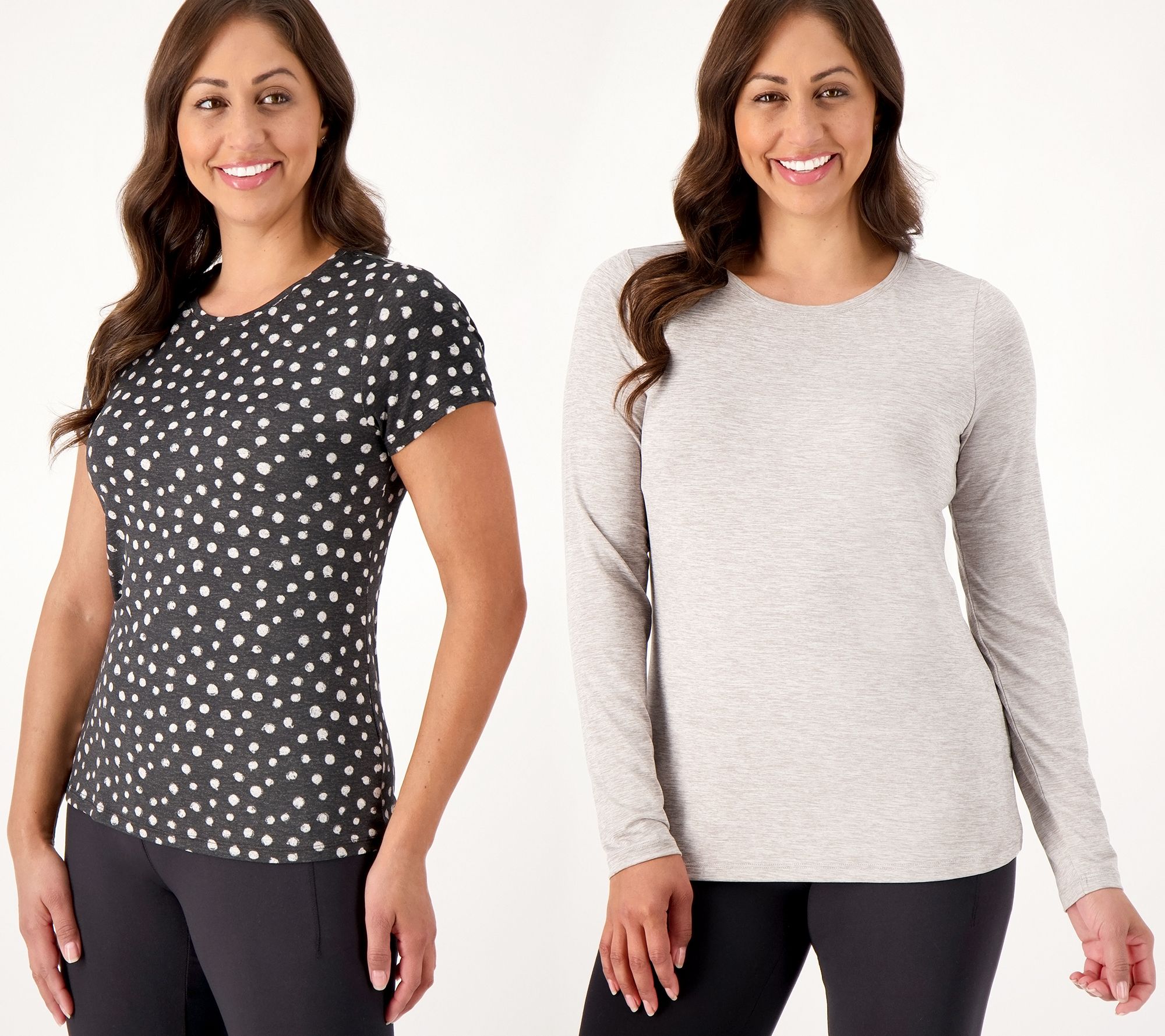 "As Is" zuda 2Pack Tee and Long Sleeve Tops