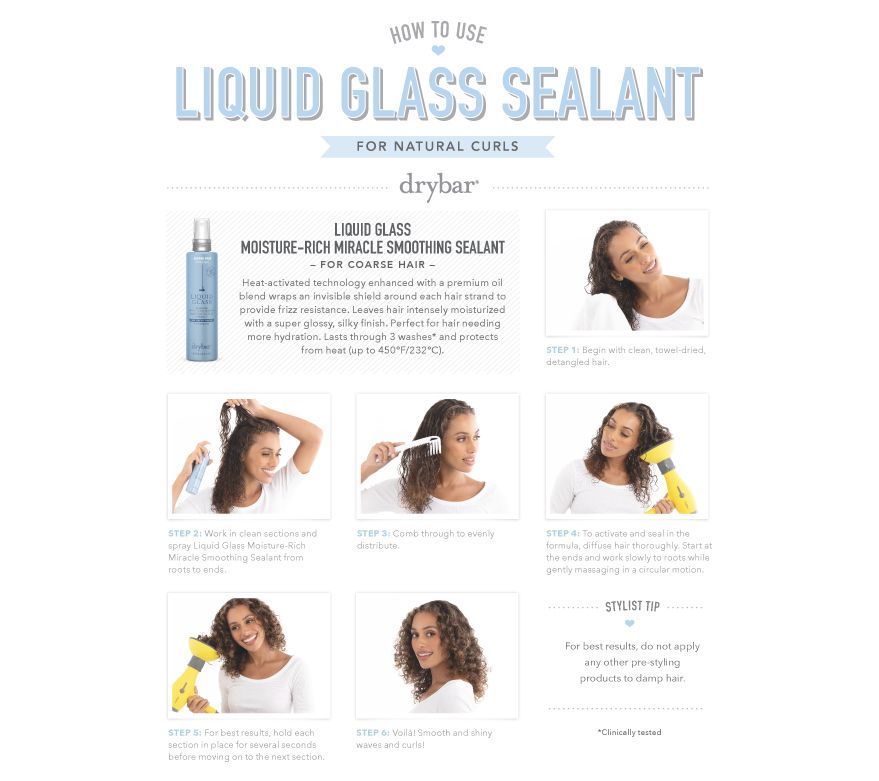 Drybar Liquid Glass MoistureRich Miracle Smoothing Sealant