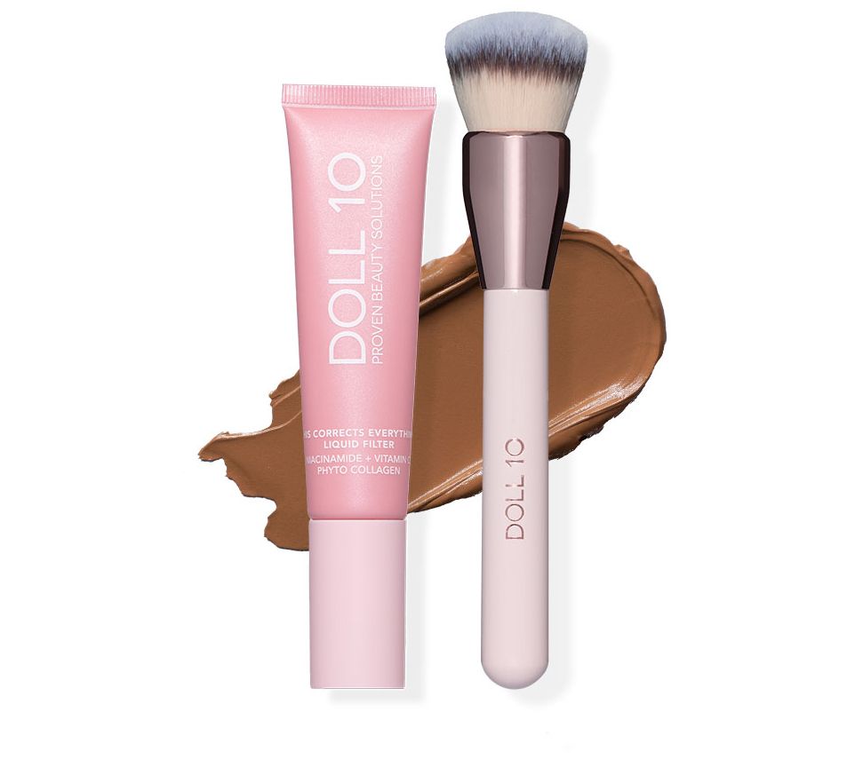 Doll 10 TCE Liquid Filter Foundation with Brush