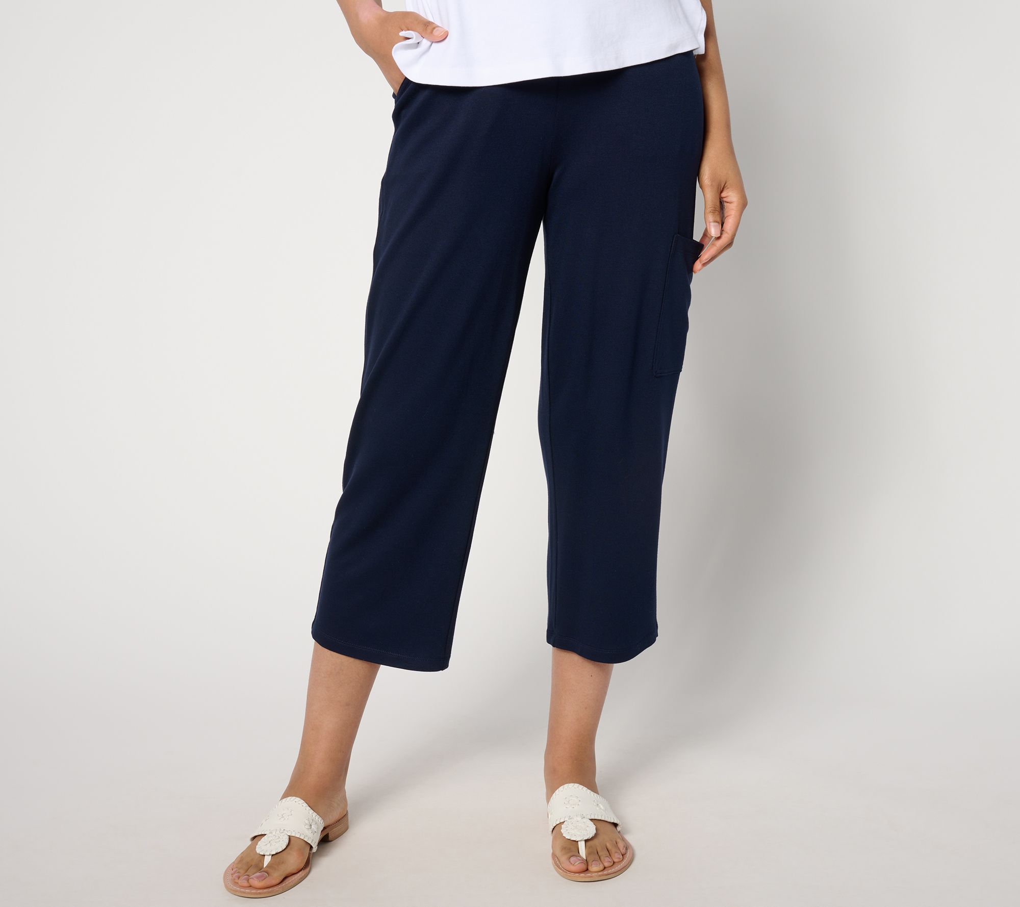 Qvc susan graver crop pants best sale