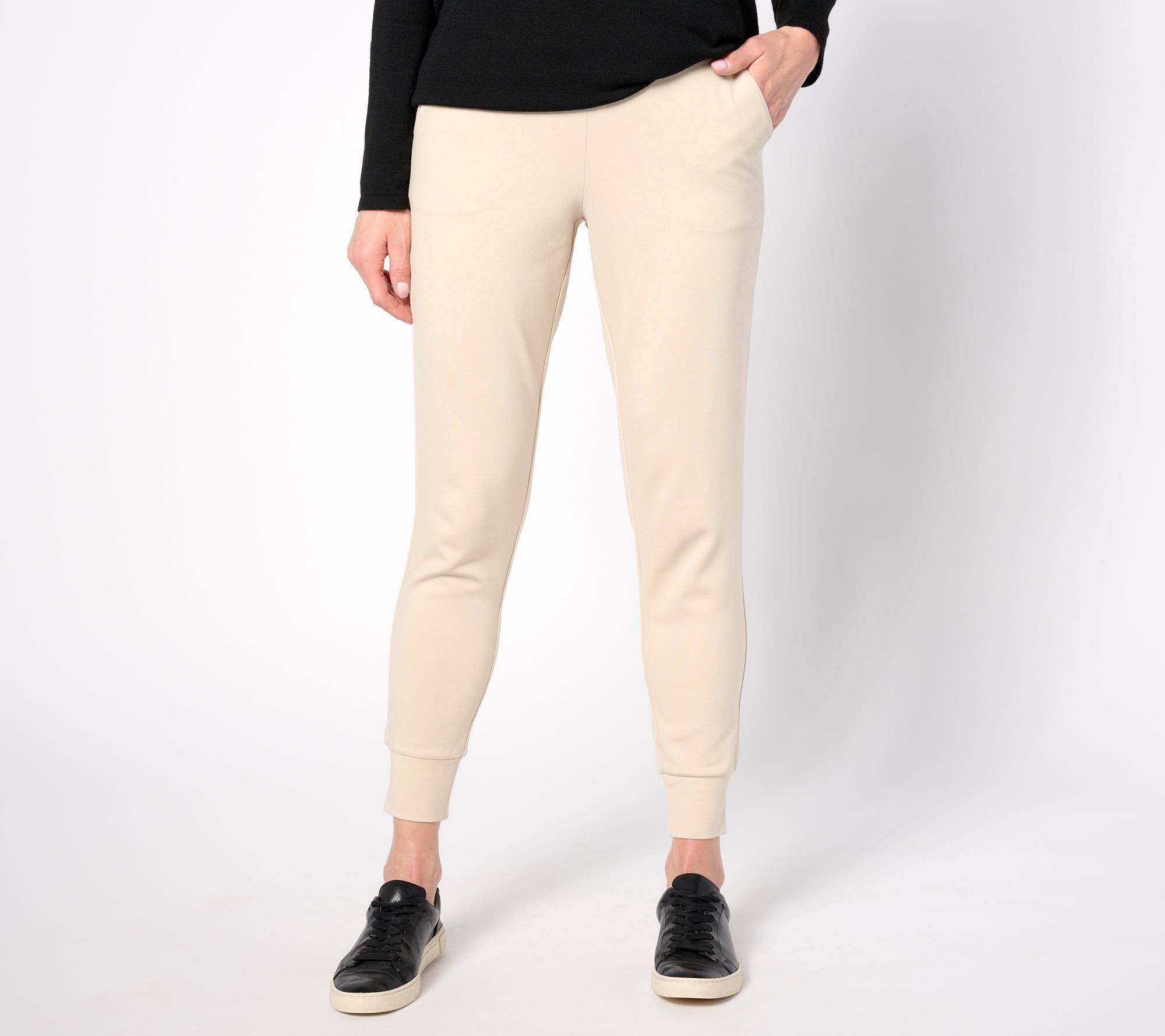 "As Is" Belle by Kim Gravel Tall Ponte Slim Leg Jogger
