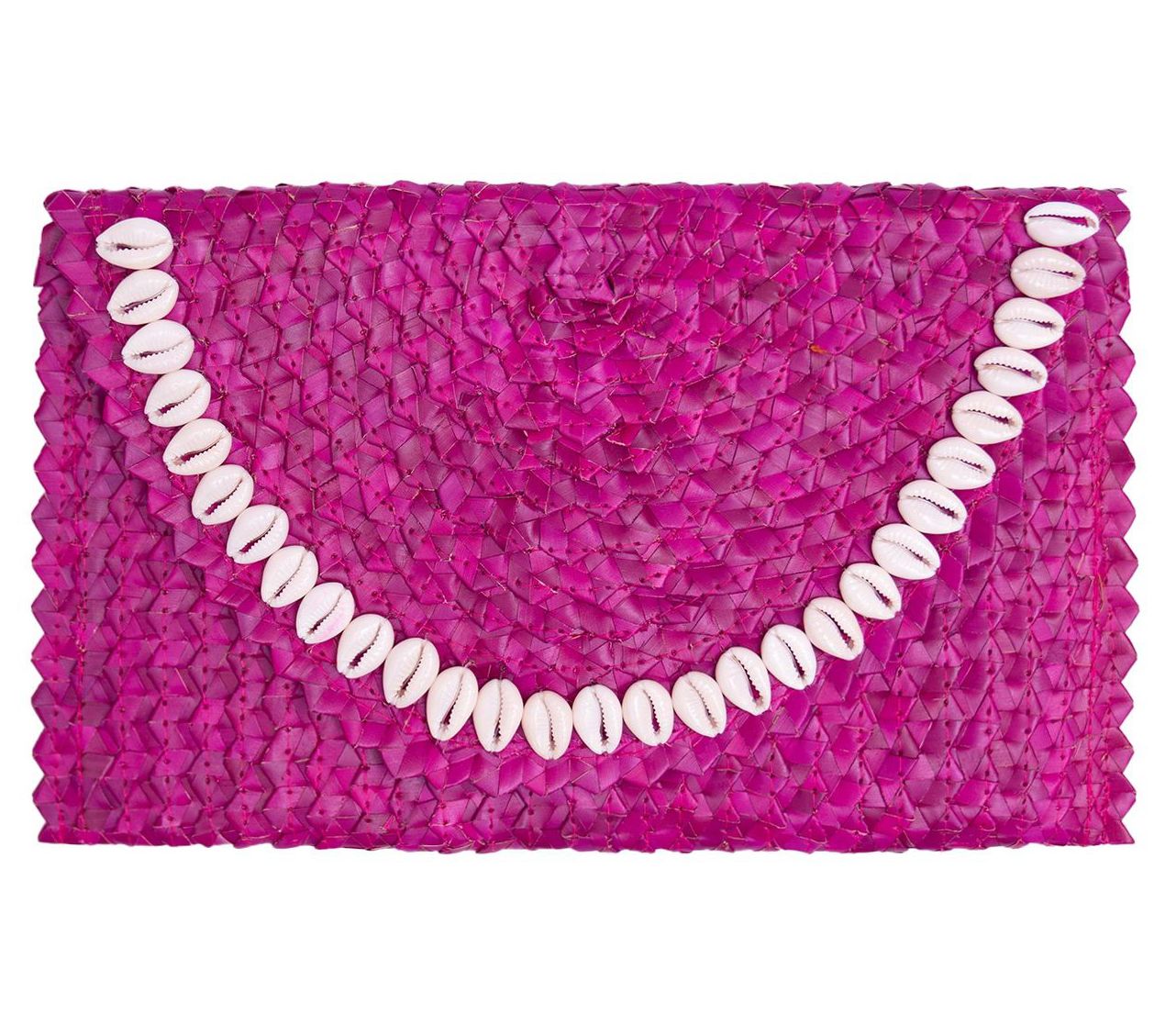 Jelavu Coco Clutch with Seashell Trim Detail