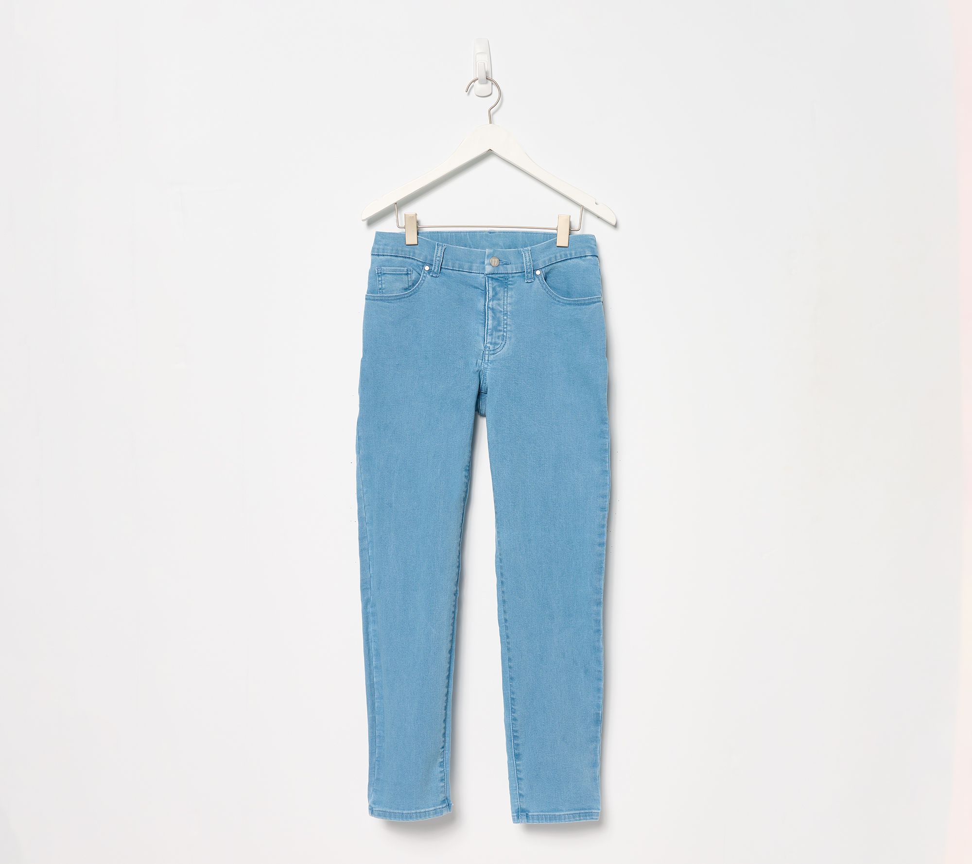 Women with Control Contour Curves Petite Indigo Wash Denim Pants