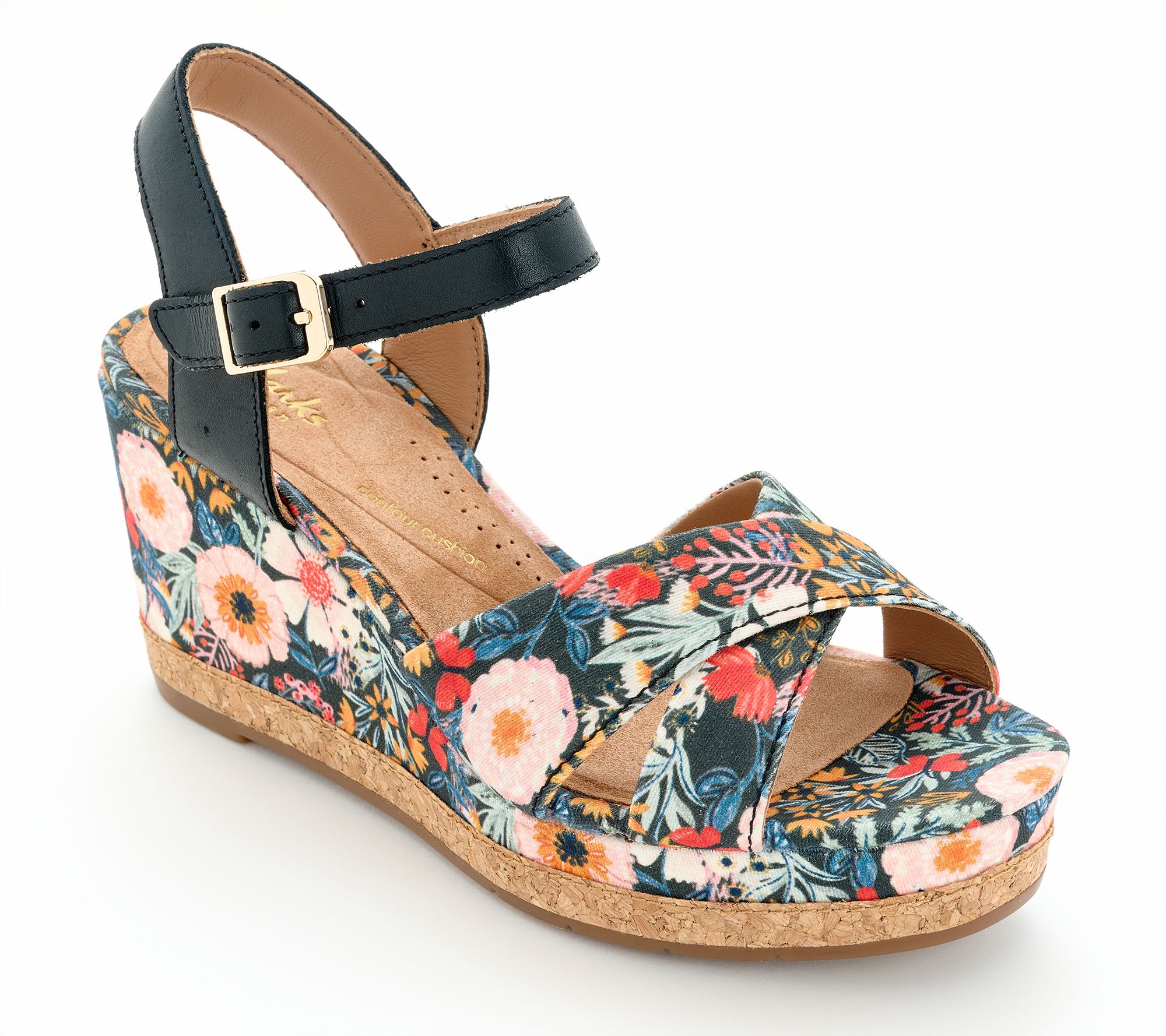 Clarks Collection x Jane Floral Wedges -Chicly Floral