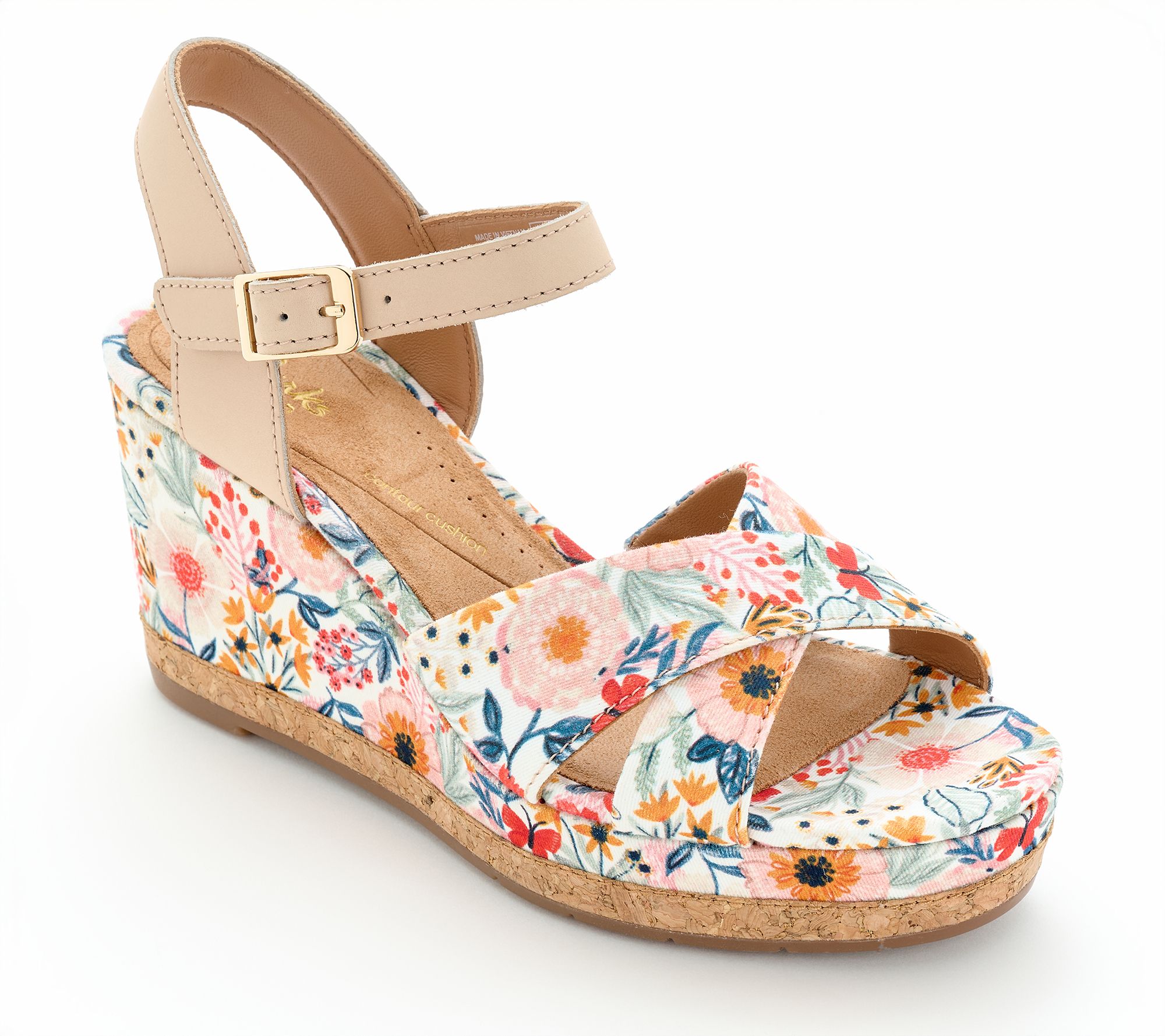 Clarks Collection x Jane Floral Wedges -Chicly Floral