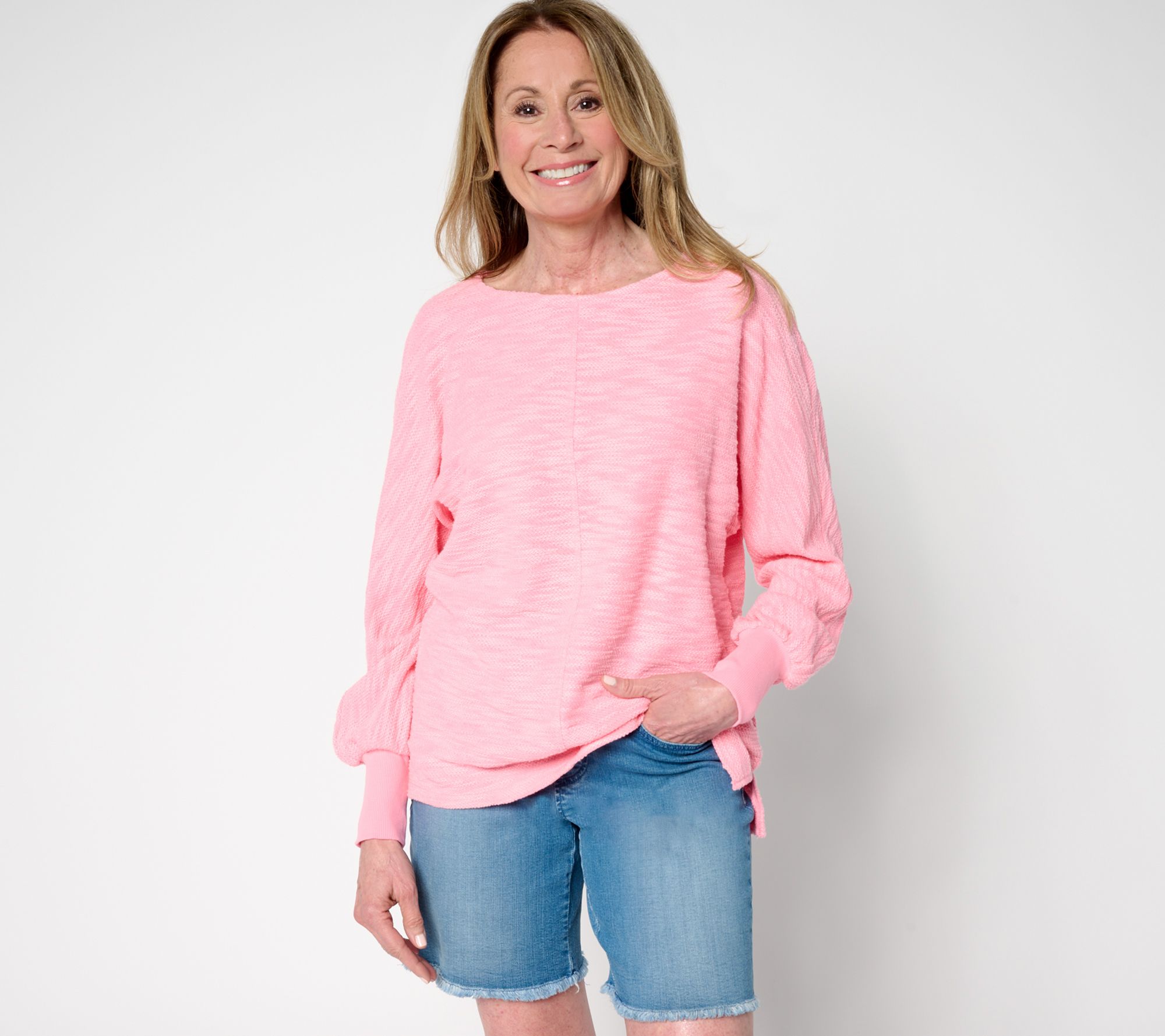 Belle Beach by Kim Gravel Palm Beach Preppy Slouchy Top