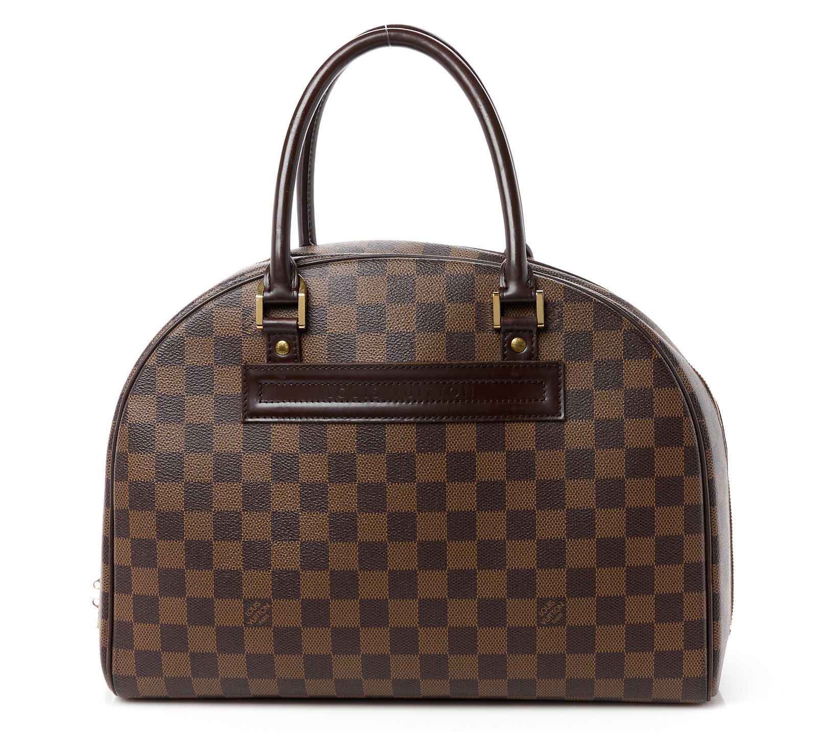 Pre-Owned Louis Vuitton Nolita Damier Ebene PMBrown