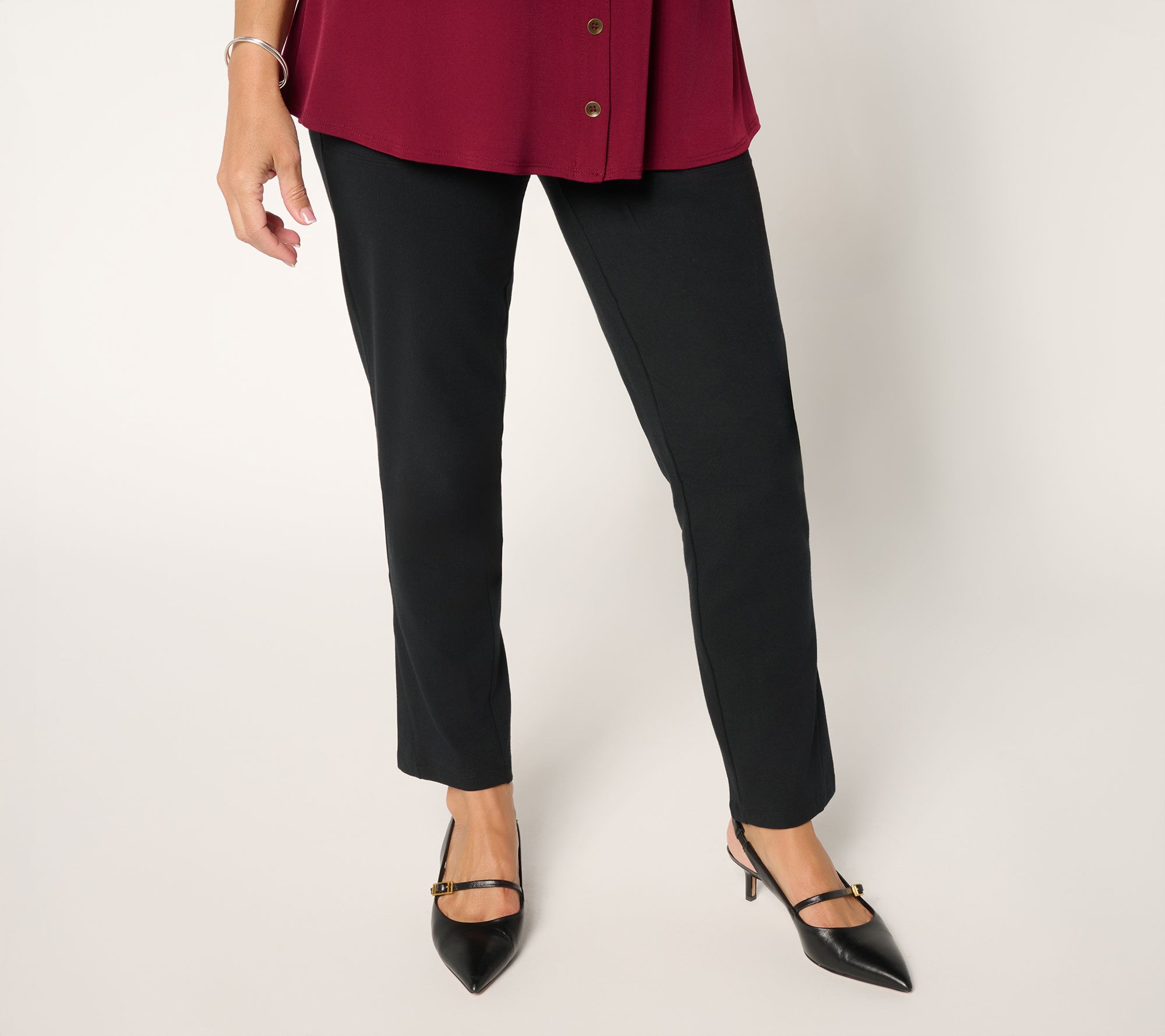 Women with Control Regular TUSHY LIFTER Straight Leg Ankle Pants