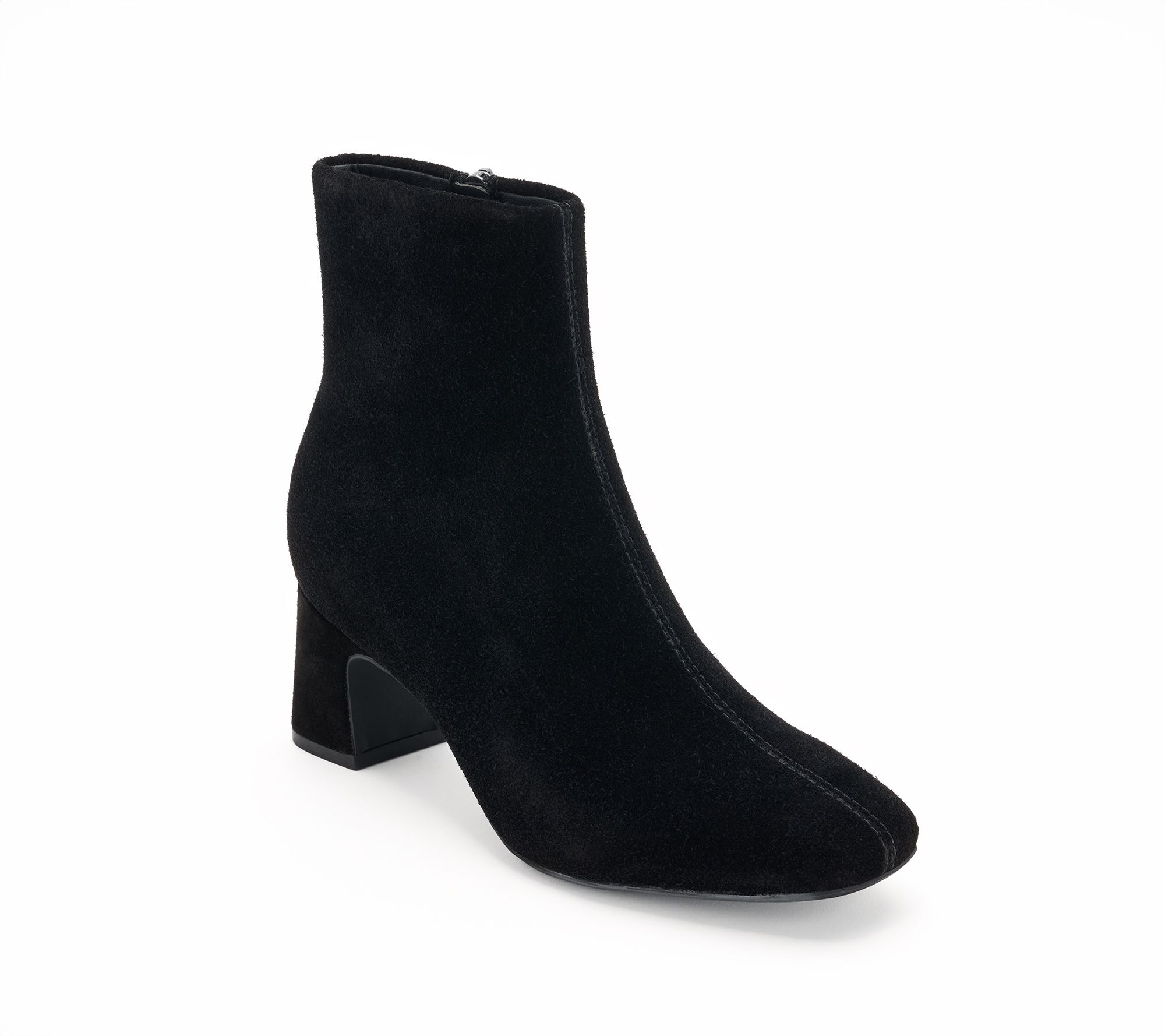 Clarks Signature Suede Booties - Fernie Zip