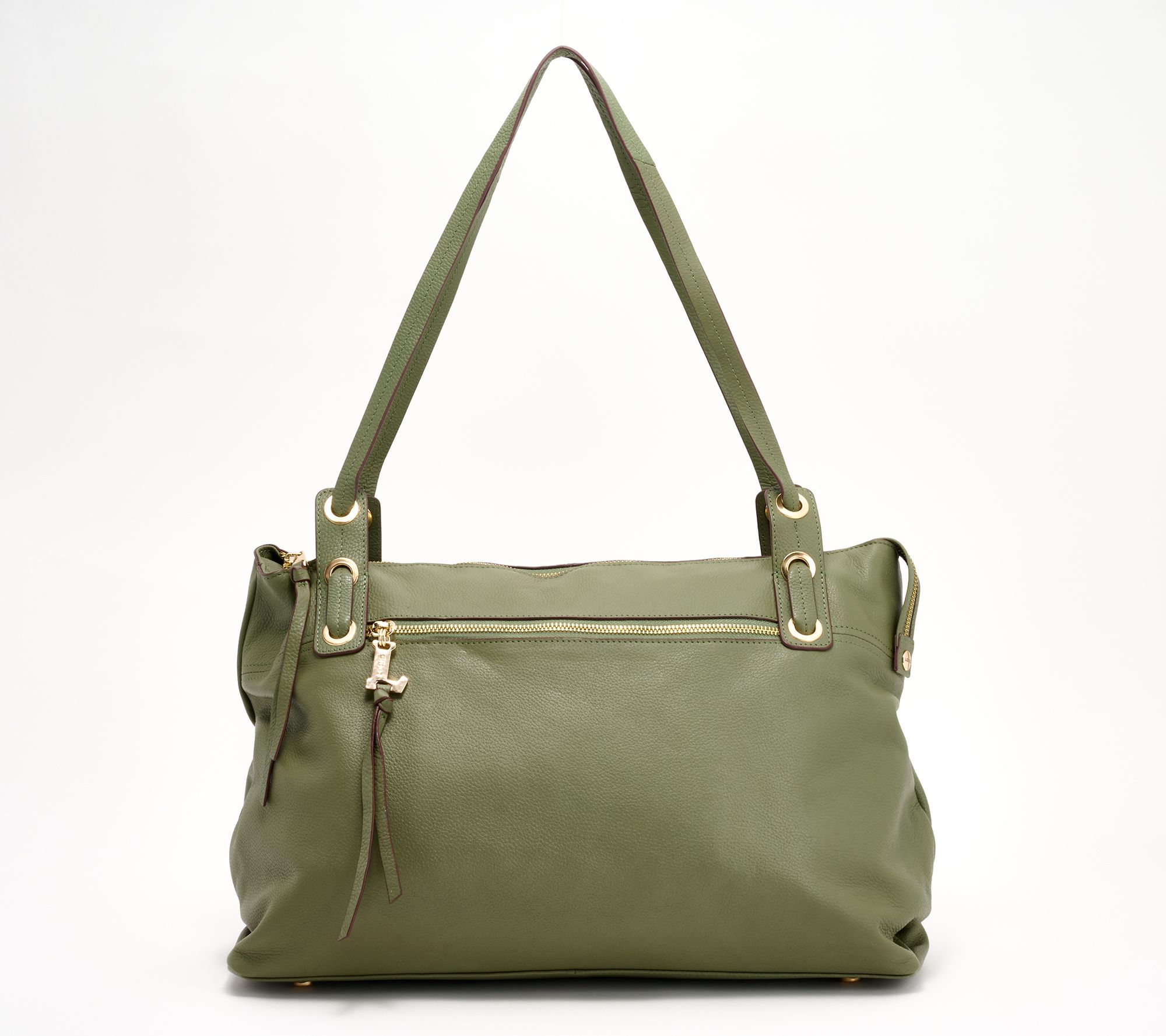 "As Is" LODIS Texas Leather Amanda Oversized Tote