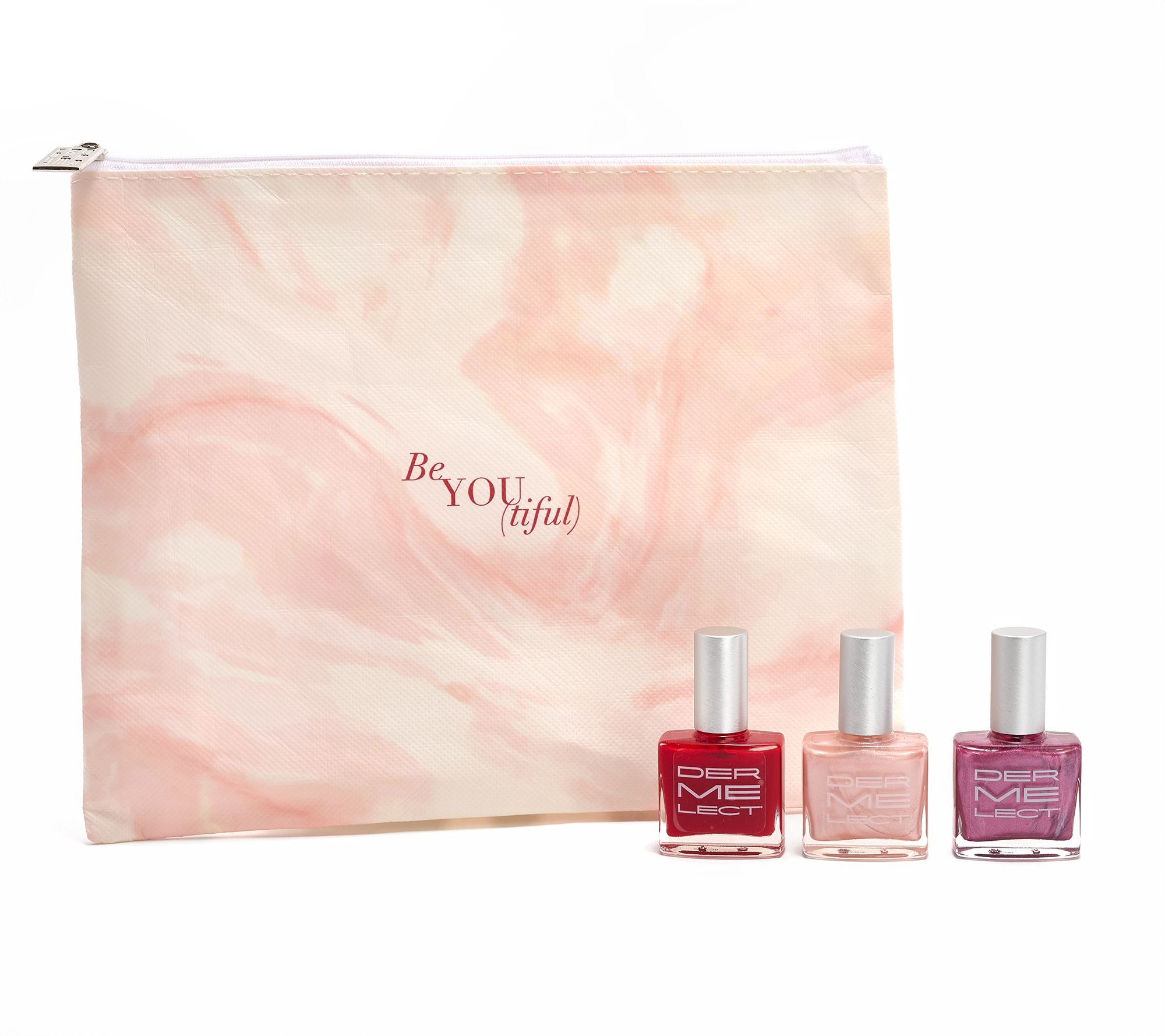 Dermelect Glitz, Glam and Glow Edit 3-Piece Set with Bag