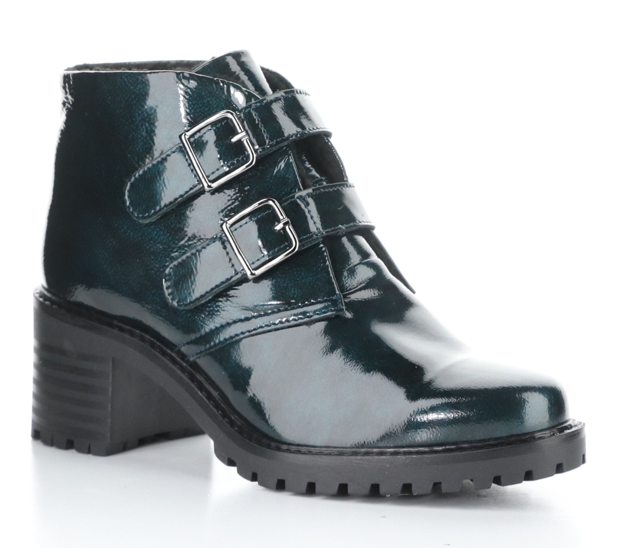 Bos. & Co. Machado Patent Leather/Mini Sherpa Boot - Issey