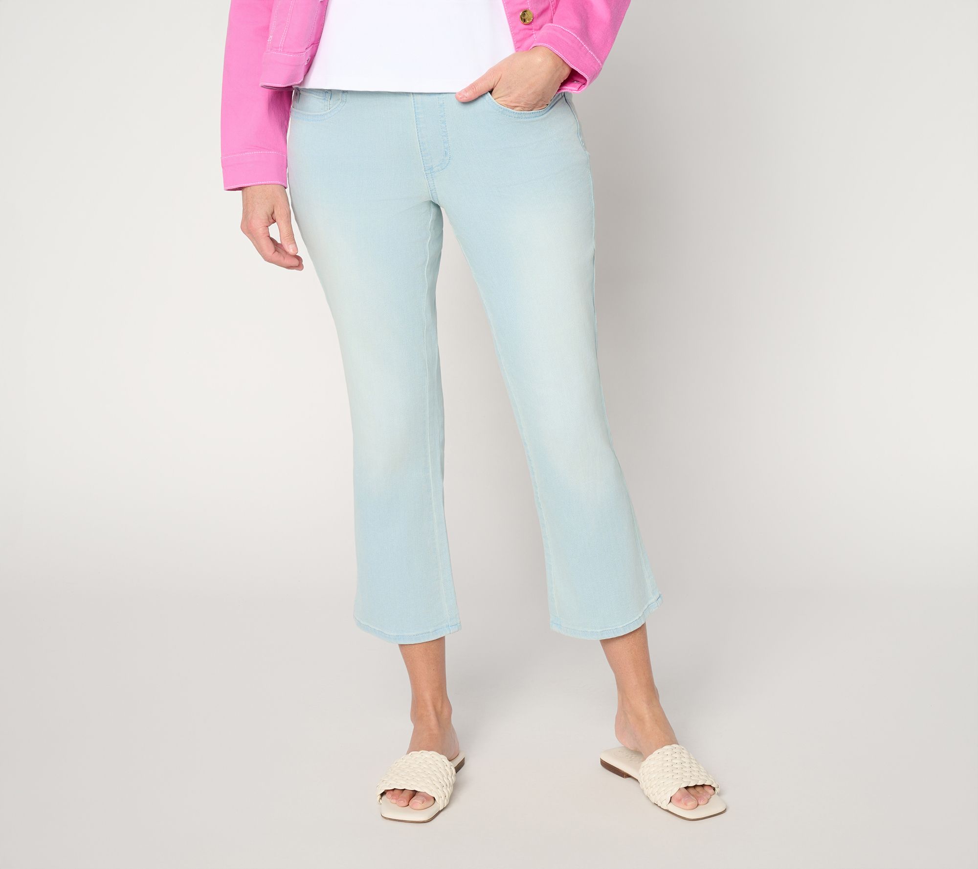  Belle by Kim Gravel Regular Primabelle Denim Step Away Crop Jean