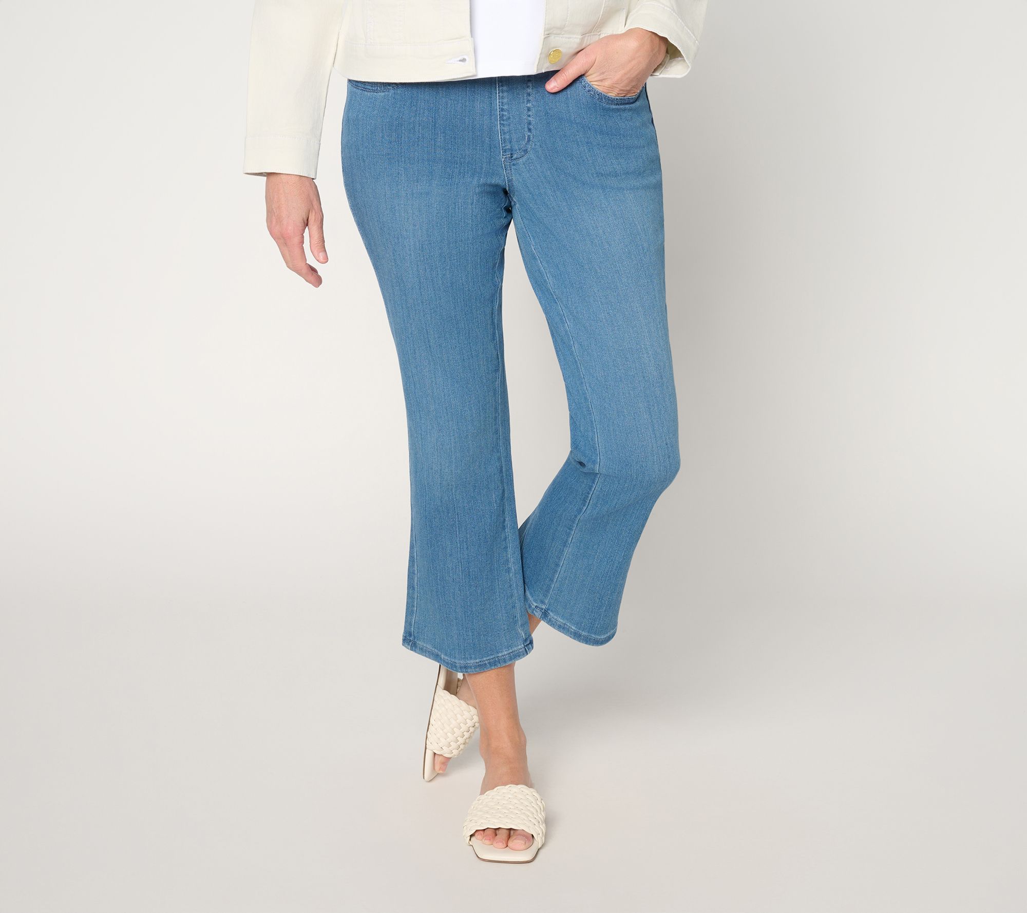 Belle by Kim Gravel Regular Primabelle Denim Step Away Crop Jean