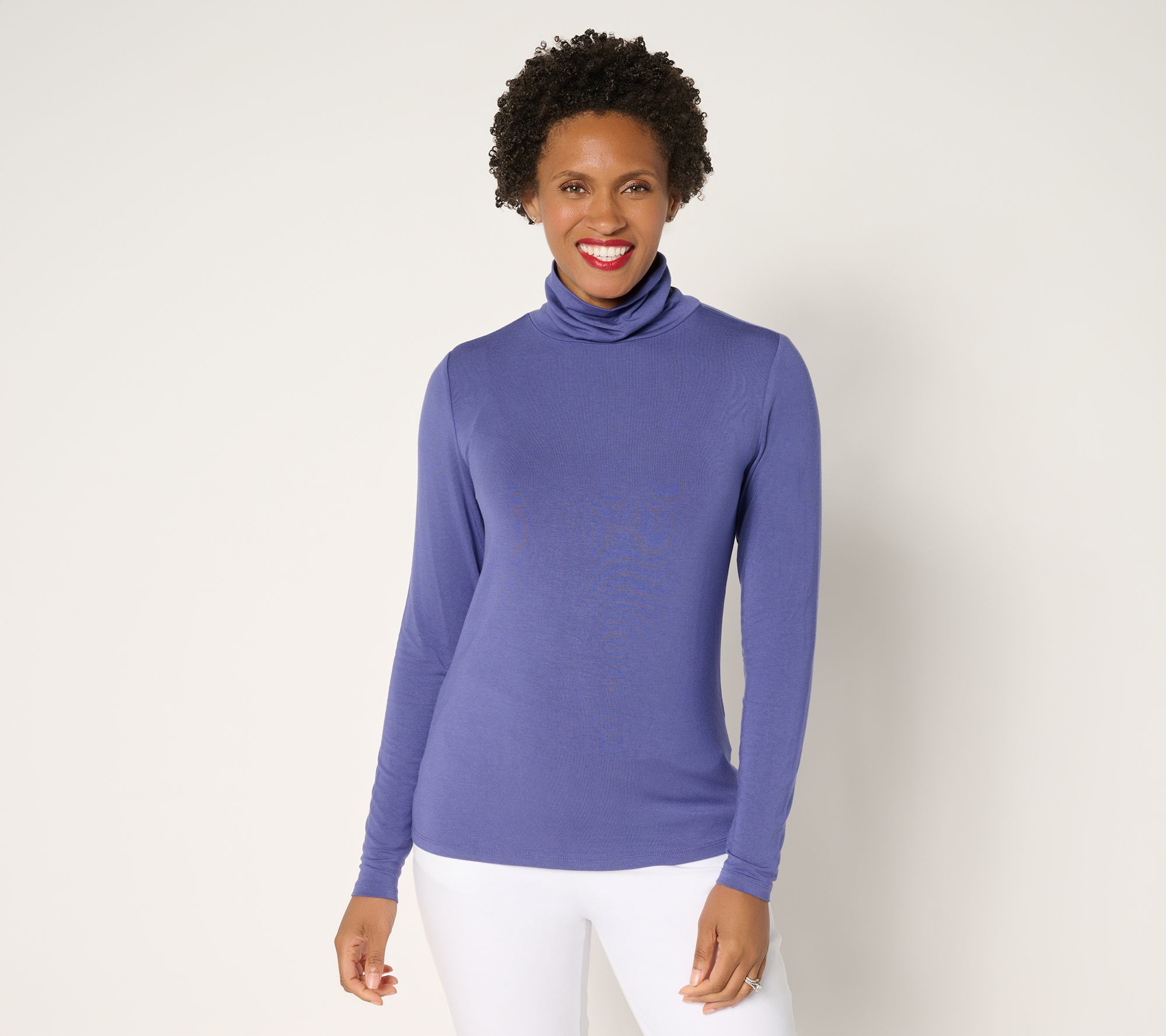 "As Is" Joan Rives Wardrobe Builders Buttersoft Turtleneck Top
