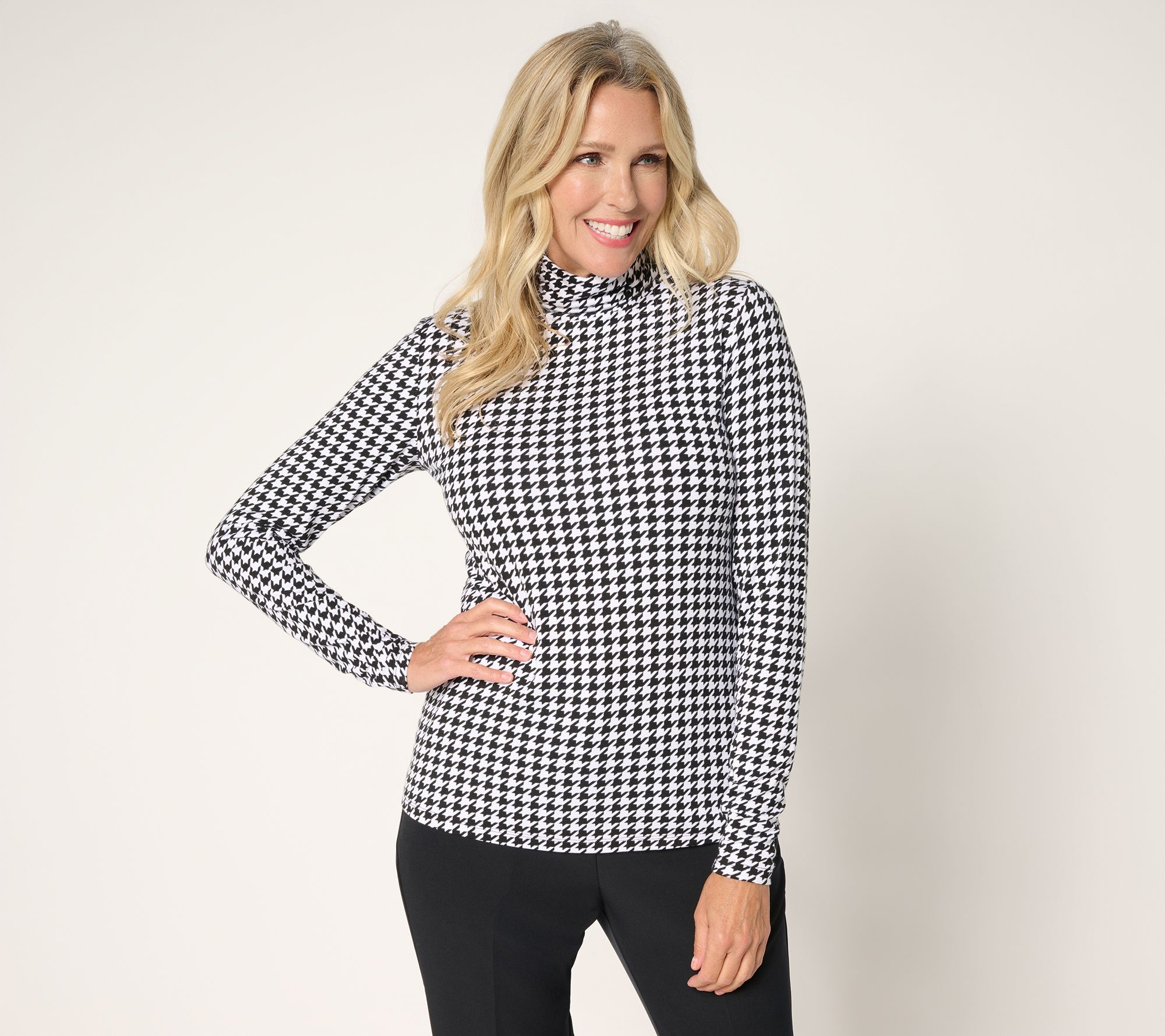 "As Is" Joan Rives Wardrobe Builders Buttersoft Turtleneck Top