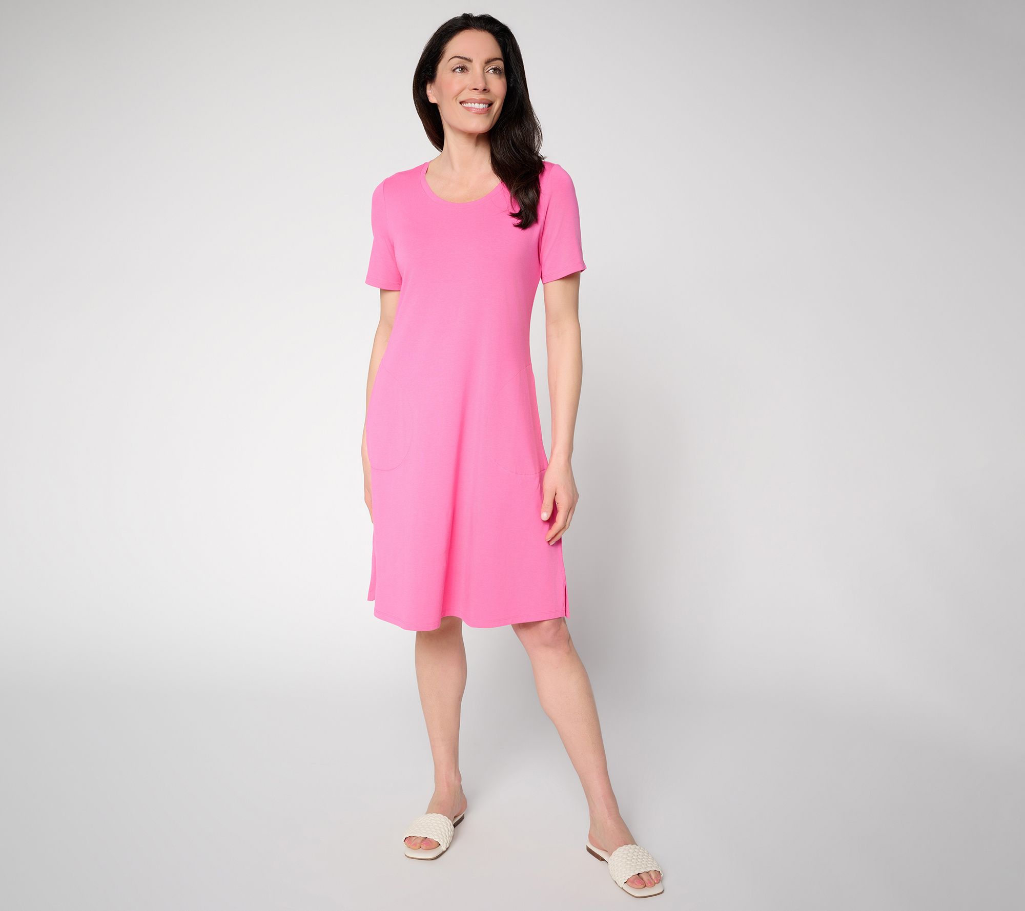 qvc t shirt dresses Denim & Co. - T-shirt - Dresses