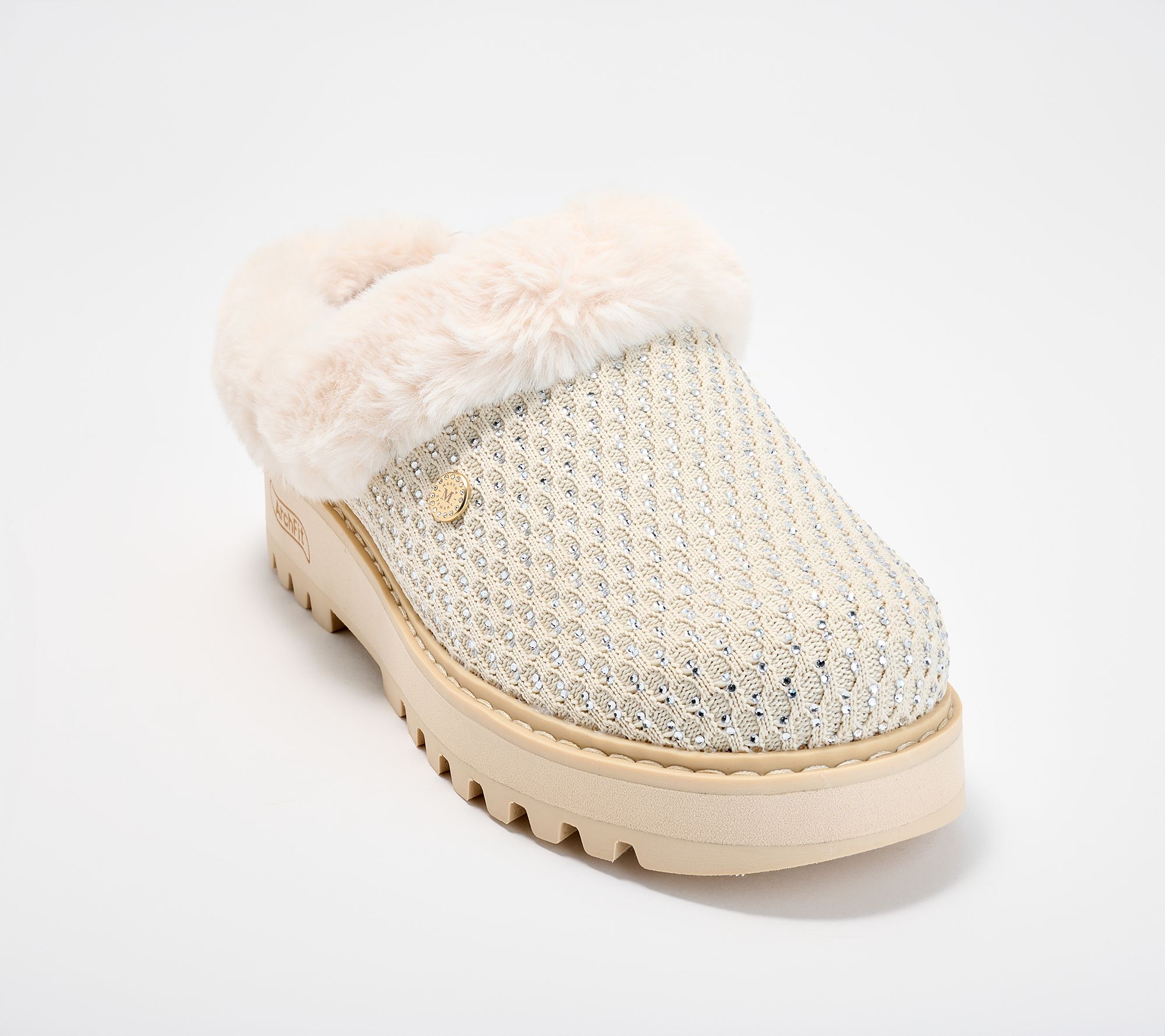"As Is" Martha Stewart x Skechers Bobs Arch Fit Cozy Slippers
