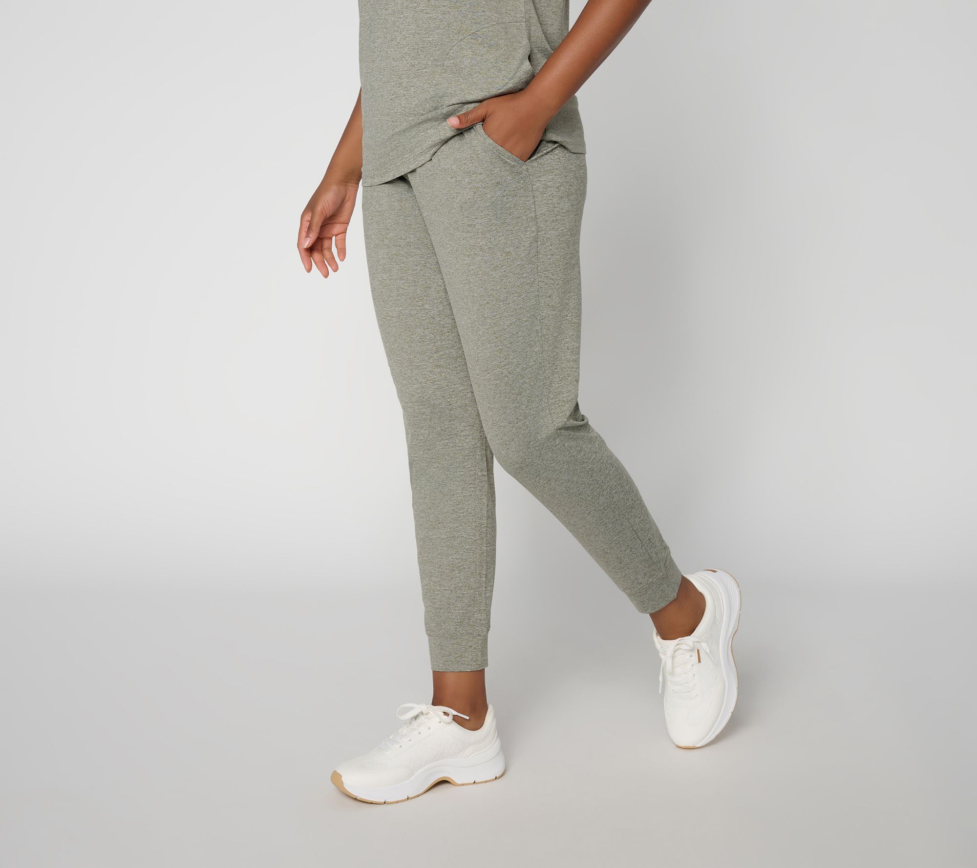 Denim & Co. Regular Cool to the Touch Ankle Joggers