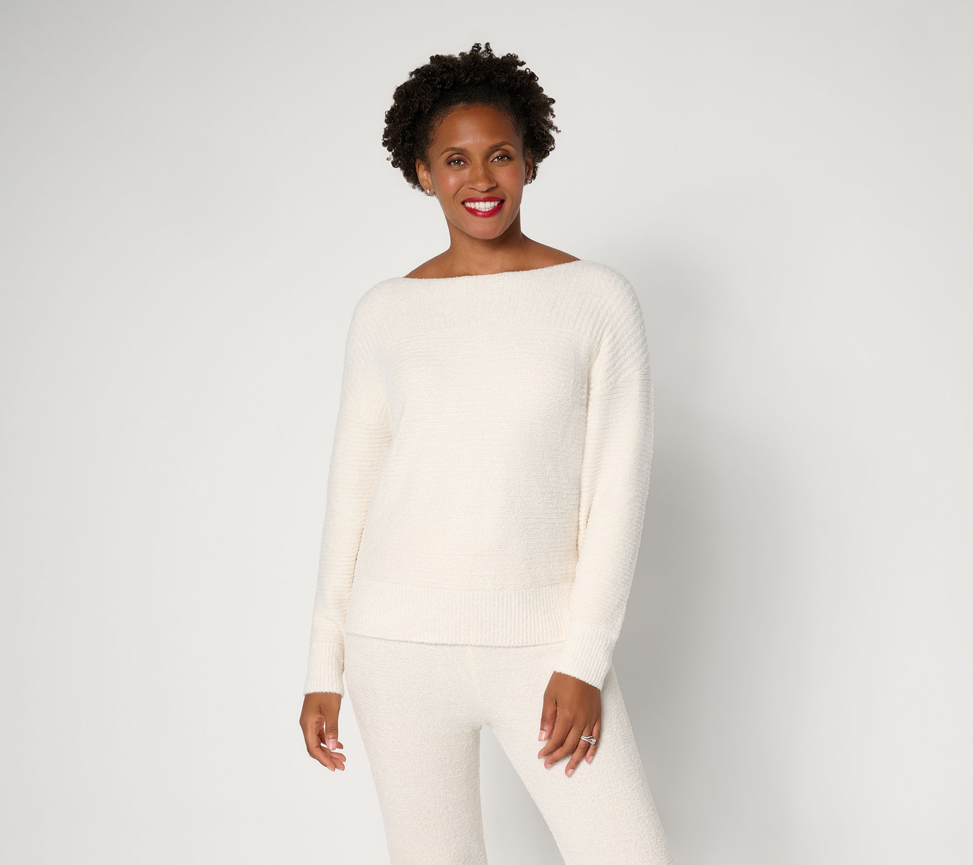 Barefoot Dreams CozyChic Lite Heathered Rib Pullover